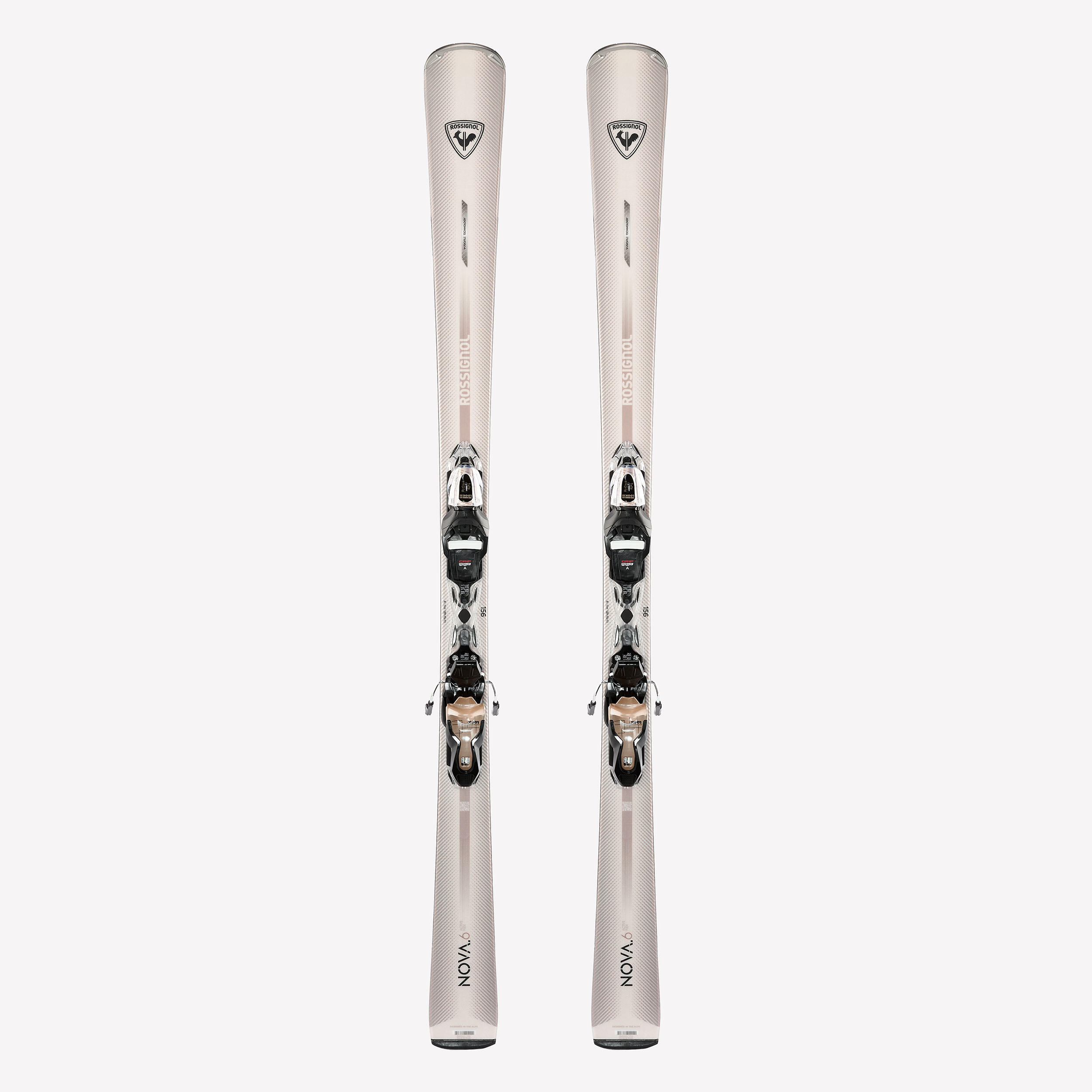 Ski Damen mit Bindung Piste - Nova 6 Rossignol elfenbein