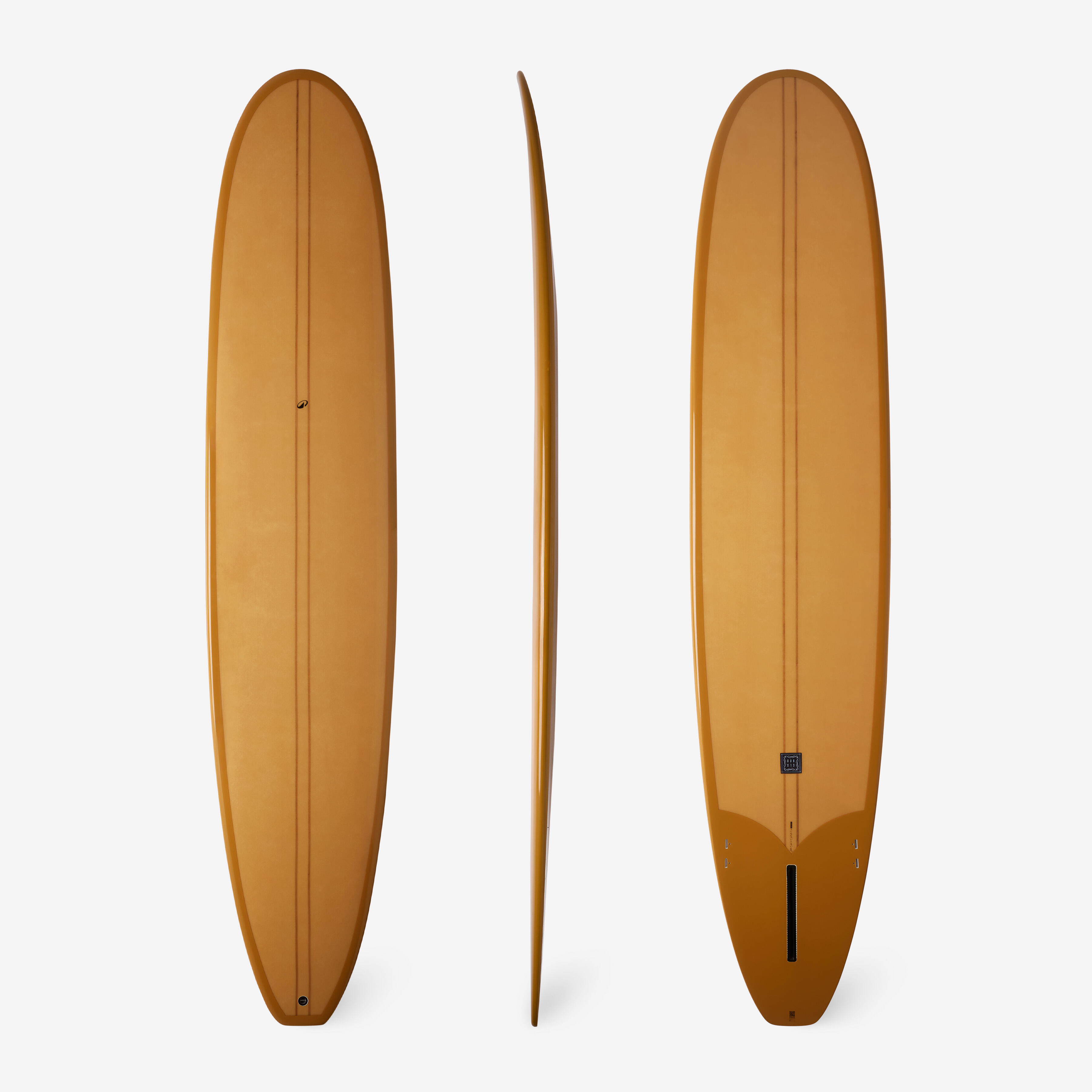 Surfboard Longboard klassisch ohne Finnen 900 9' orange