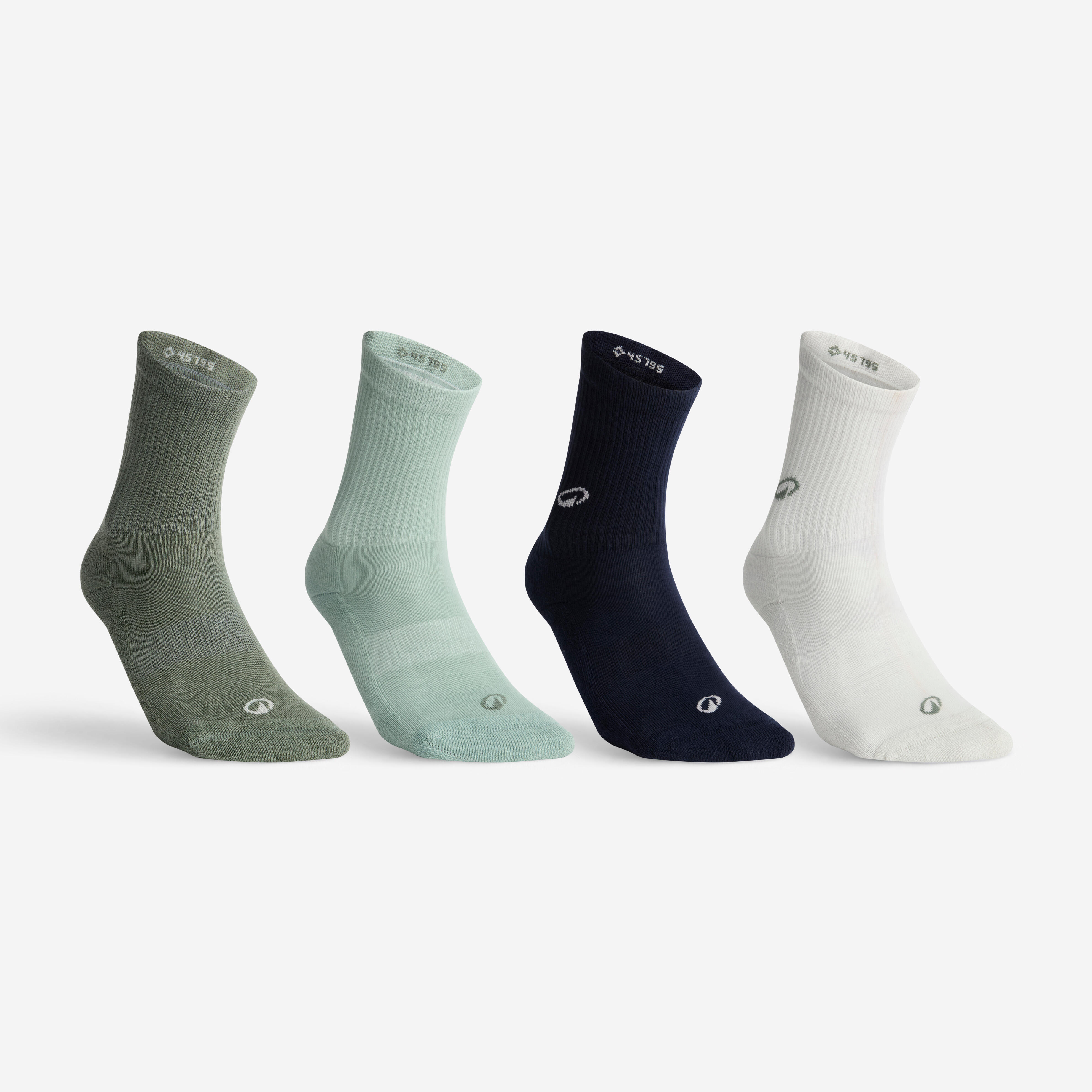 Tennissocken High 4er Pack - DKT One grün/marineblau