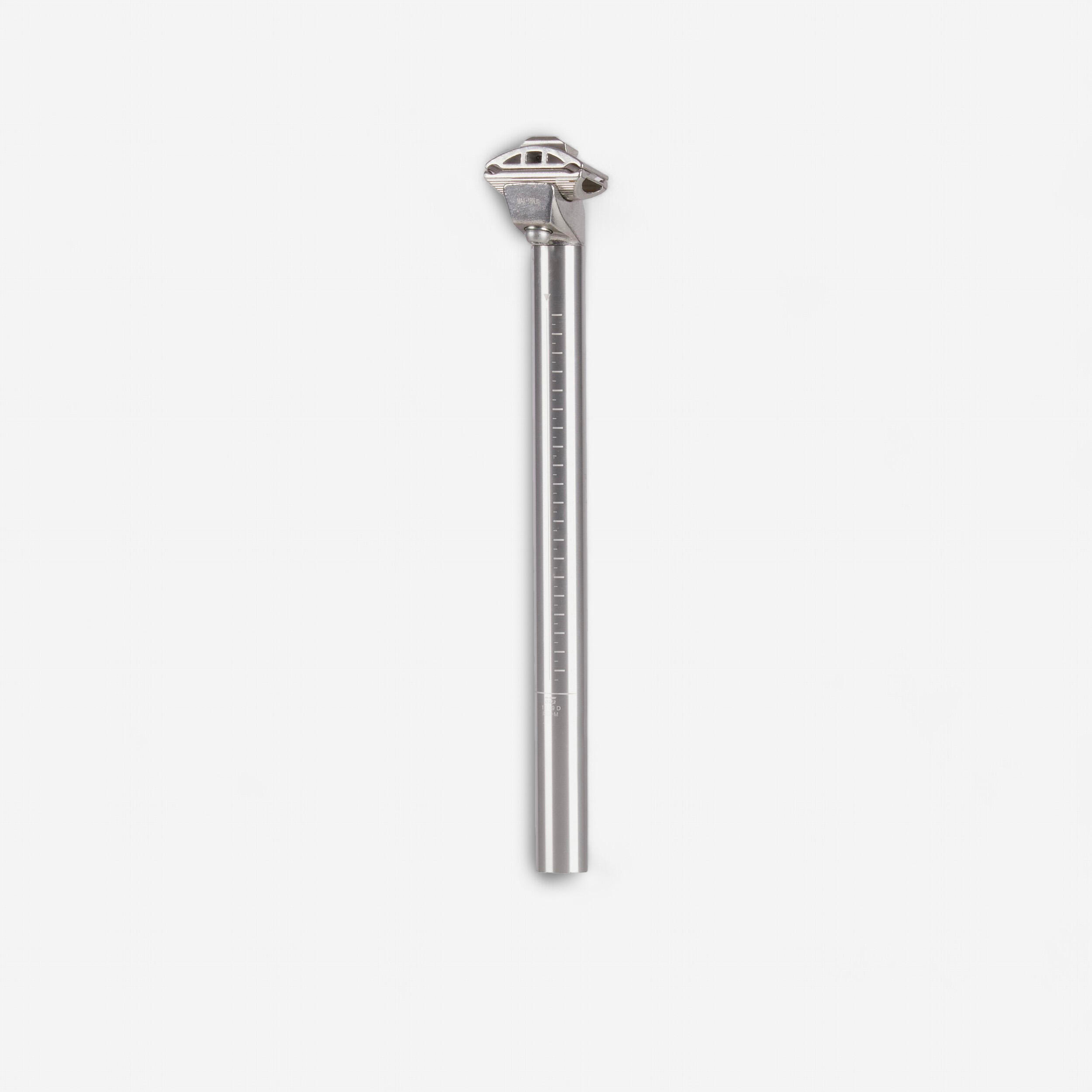Sattelstütze 27,2 mm Durchmesser 350 mm Länge silber