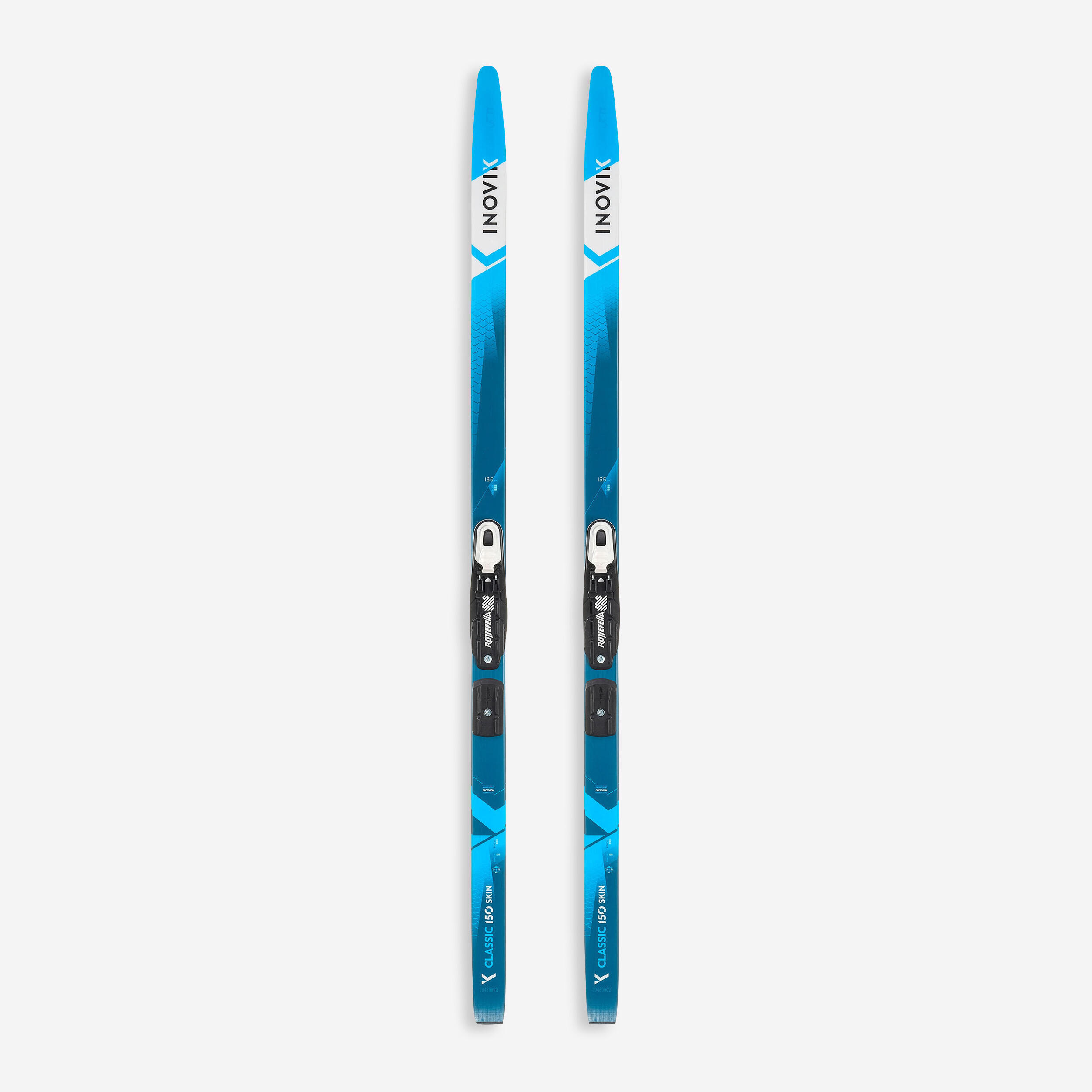 Langlaufski Klassisch mit Fellen XC S 150 Kinder