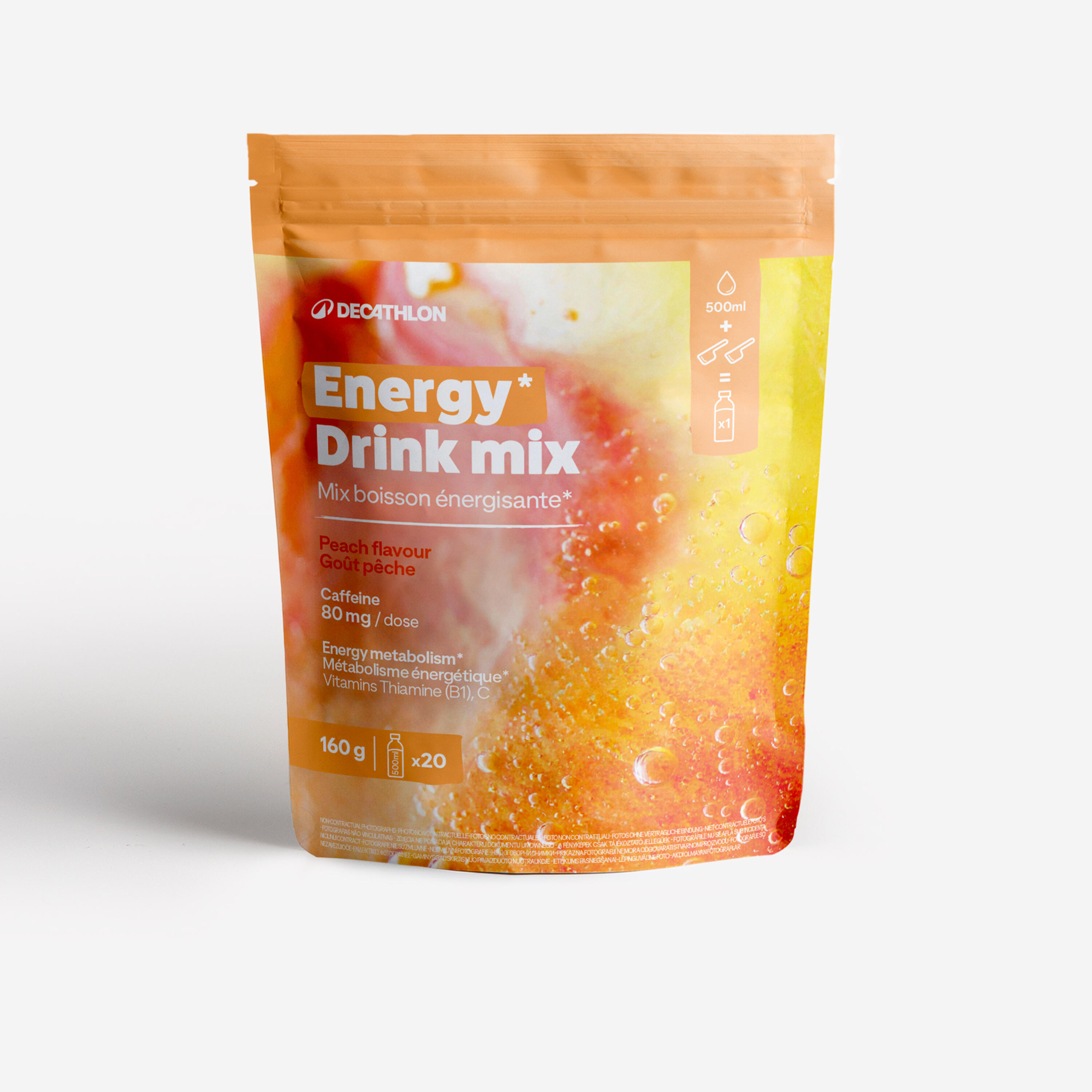 Energy Getränkepulver Pfirsich 160 g