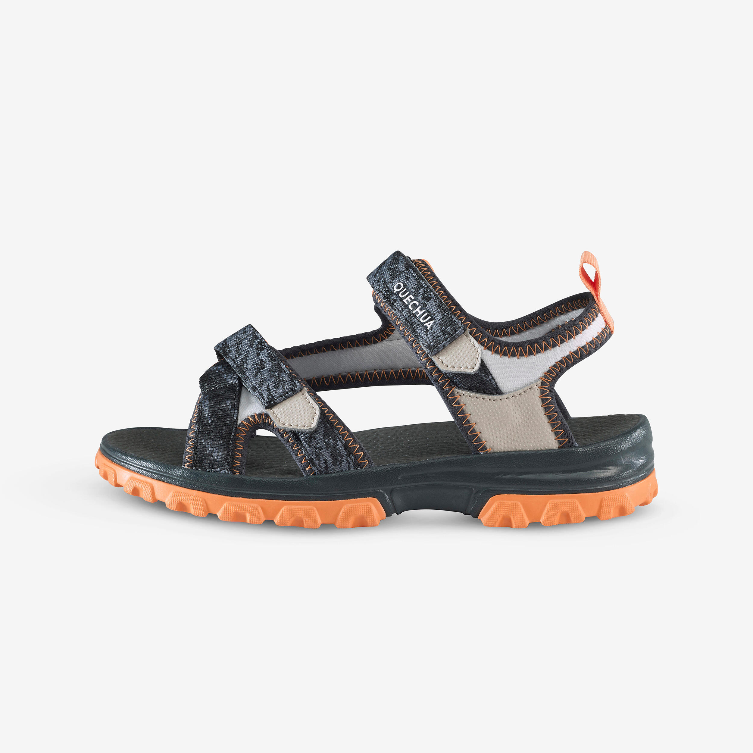 Sandalen Kinder Wandern - NH500 grau/schwarz