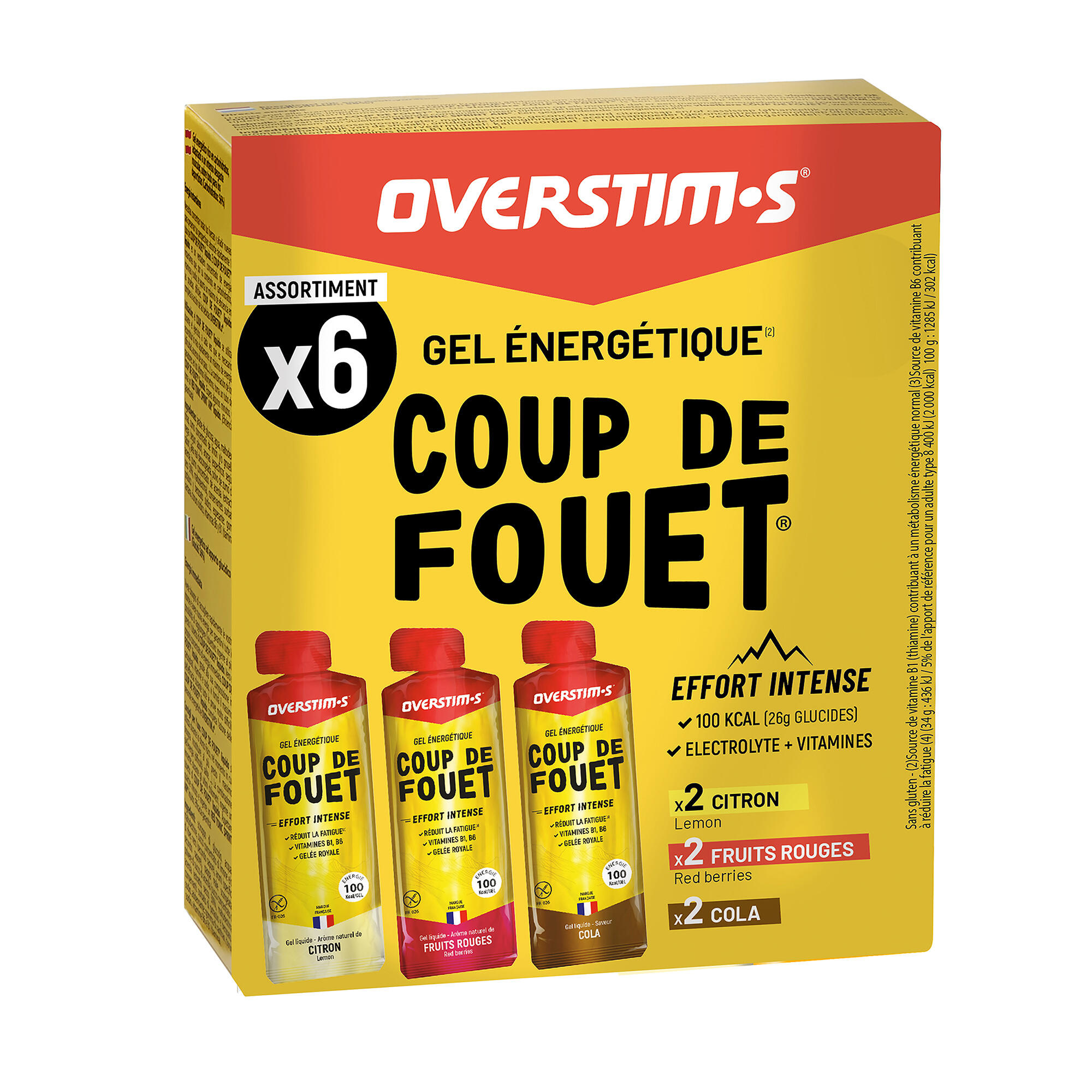 Multipack Energy-Gels Coup De Fouet 6 × 34 g
