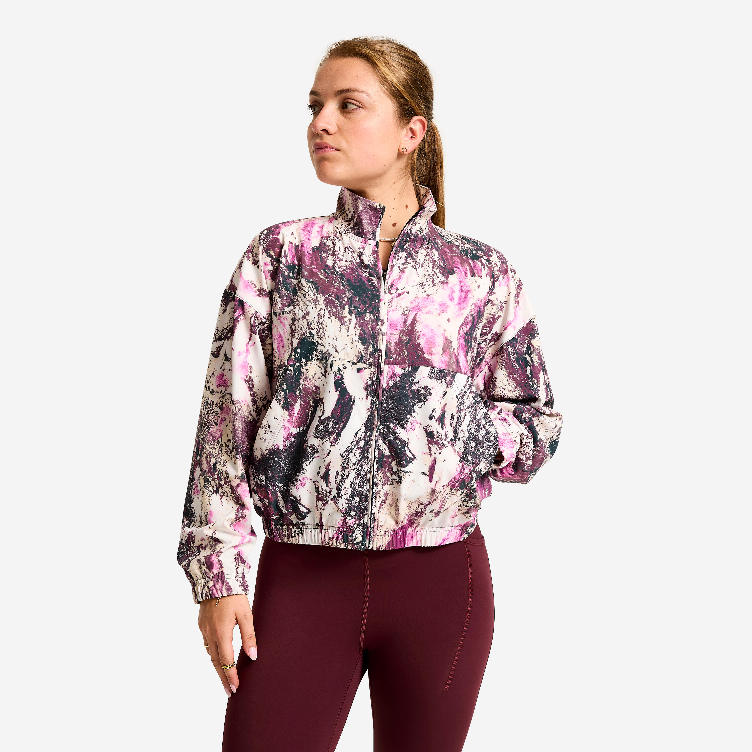 Trainingsjacke Damen atmungsaktiv - mehrfarbig