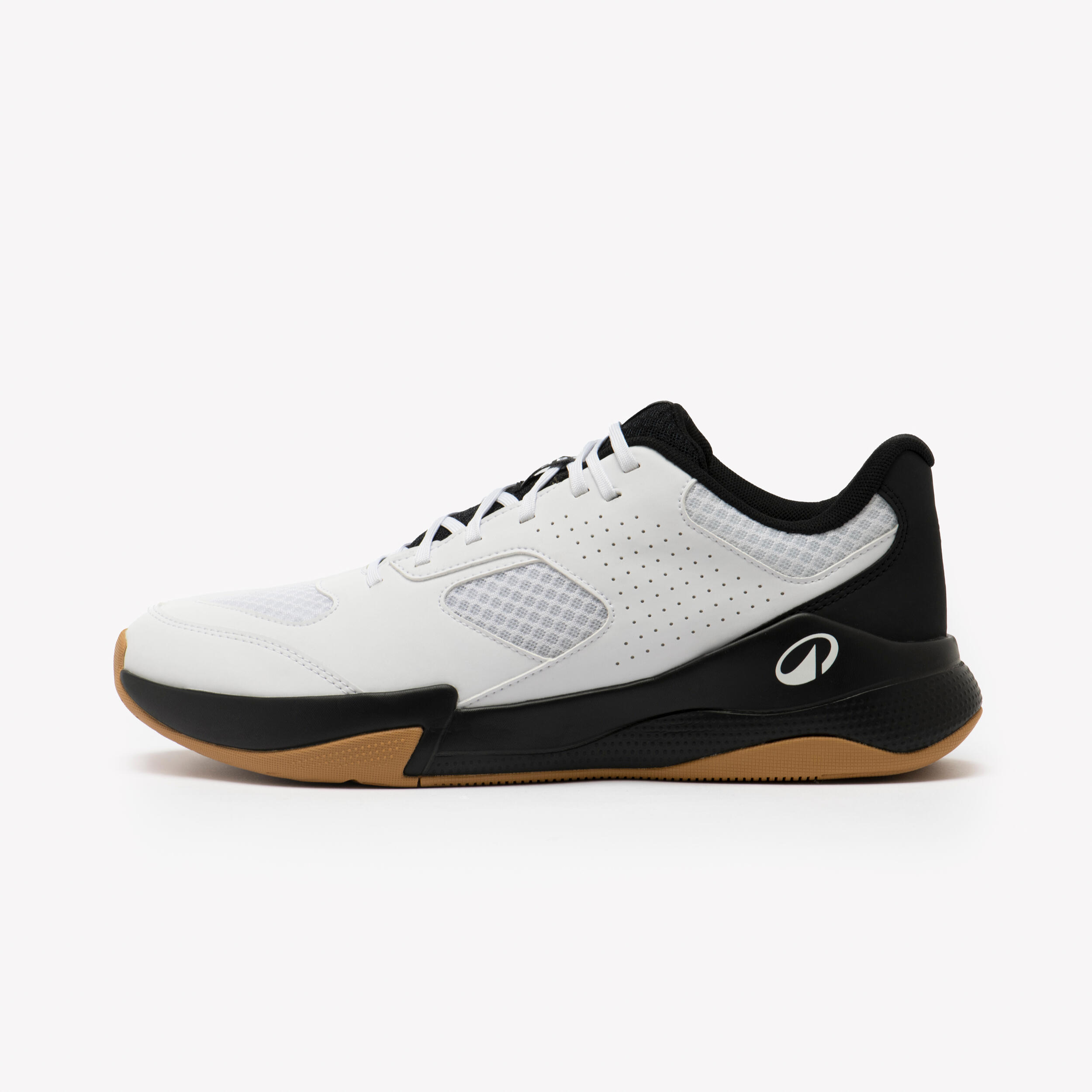 Damen/Herren Handballschuhe - HB100 weiß/schwarz