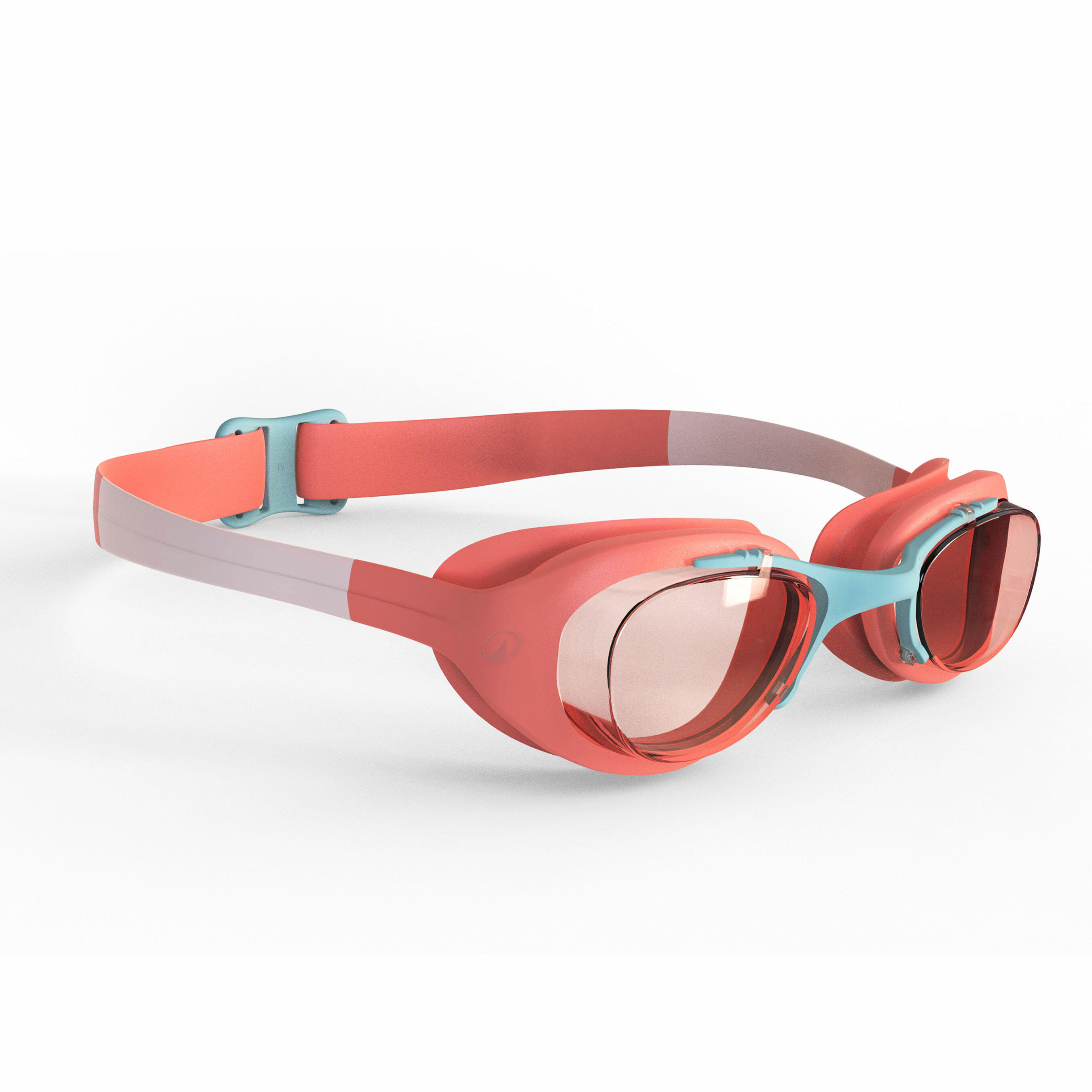 Schwimmbrille Kinder getönt - XBase orange/rosa