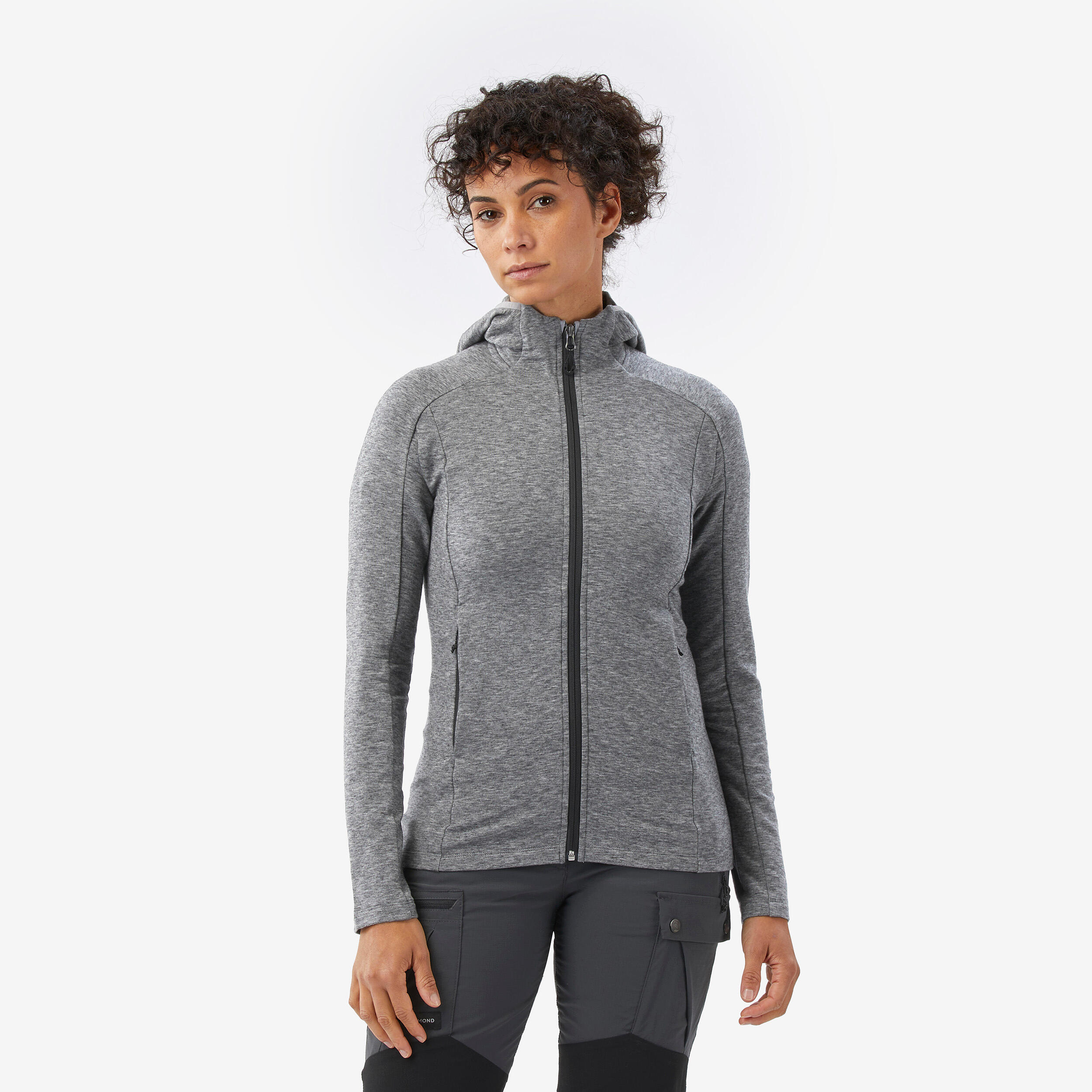 Kapuzenjacke Damen Merino Lyocell - Merino Fresh