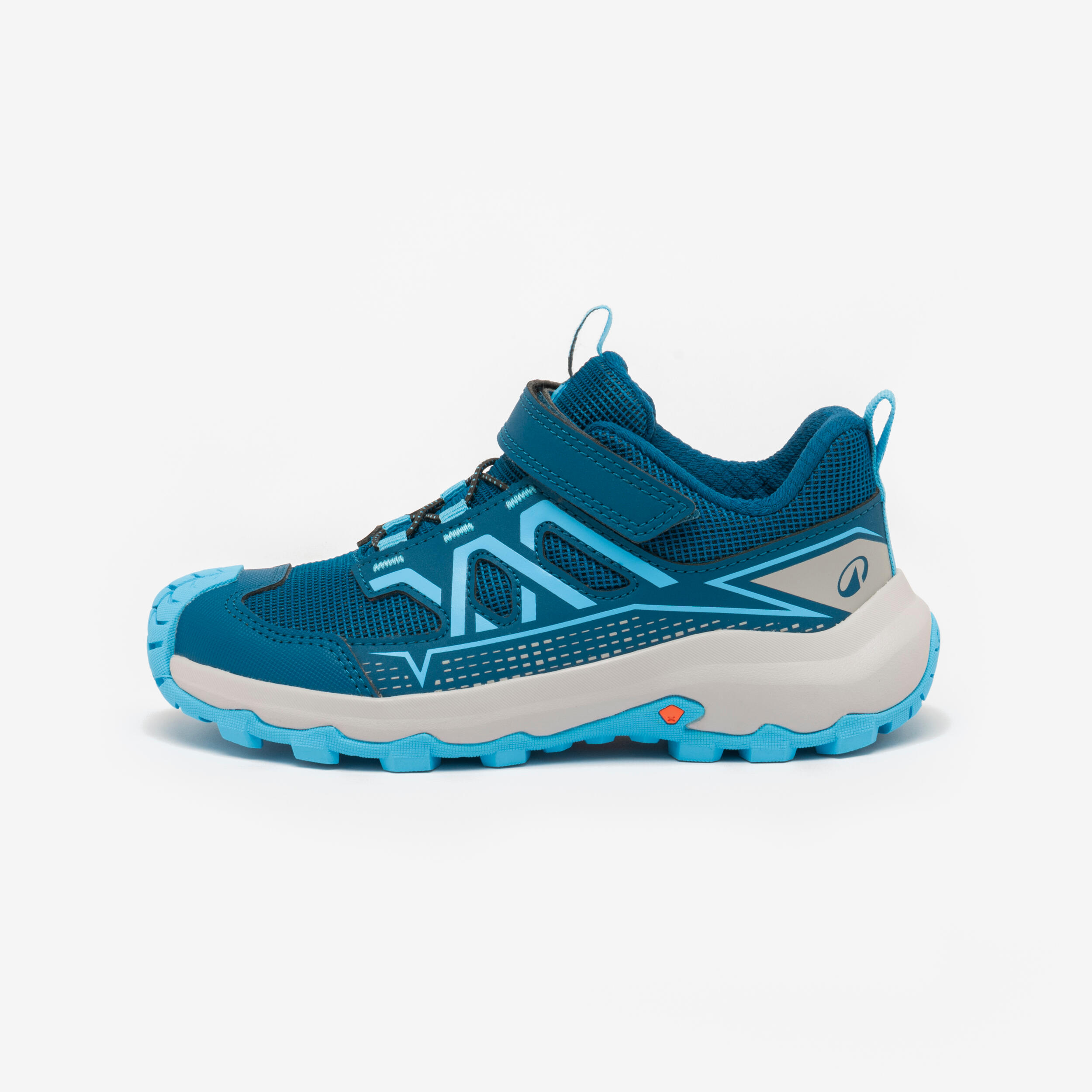 Wanderschuhe Kinder Gr. 24–34 Klettverschluss - Crossrock blau