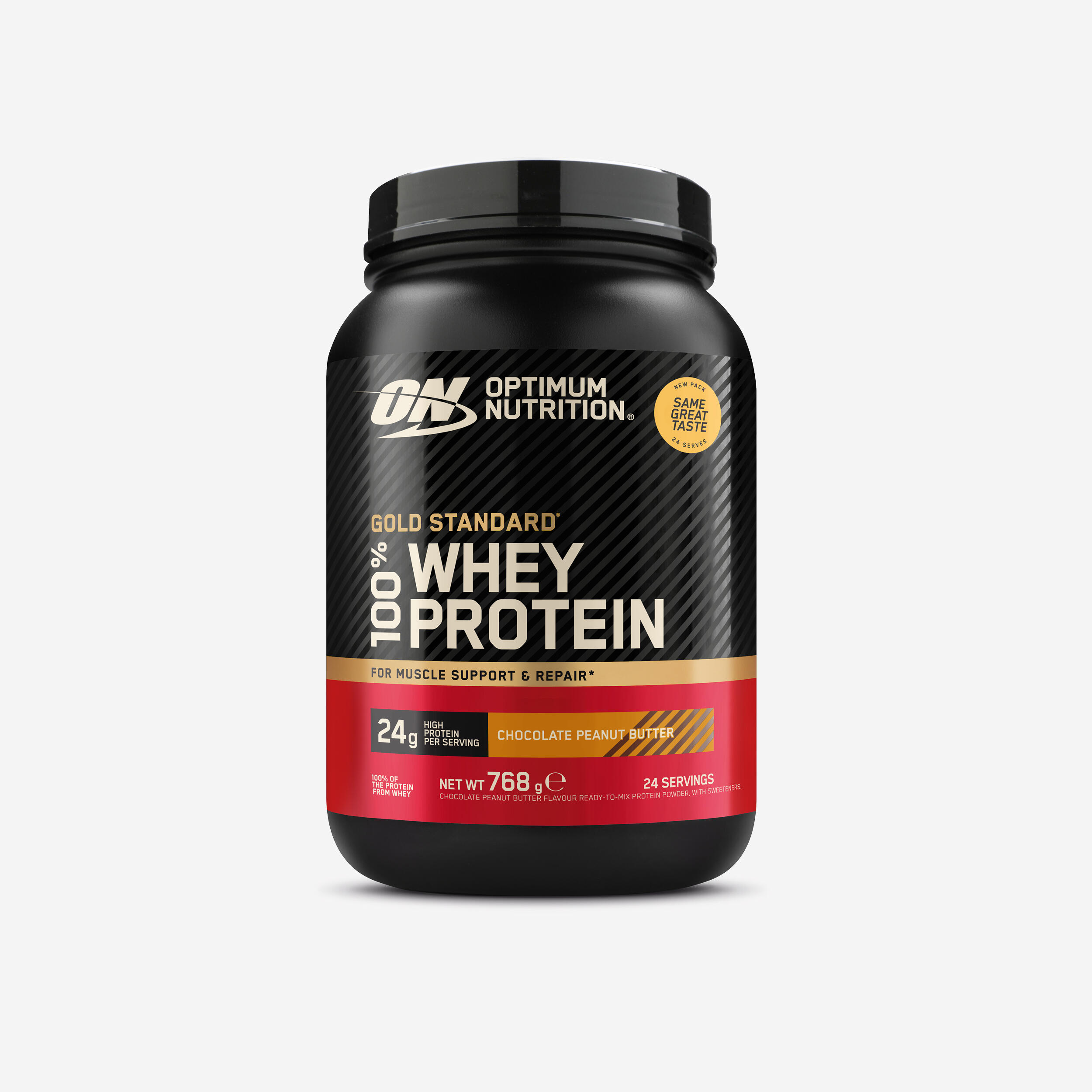 Proteinpulver 100 % Whey Schoko/Erdnussbutter 768 g - Gold Standard