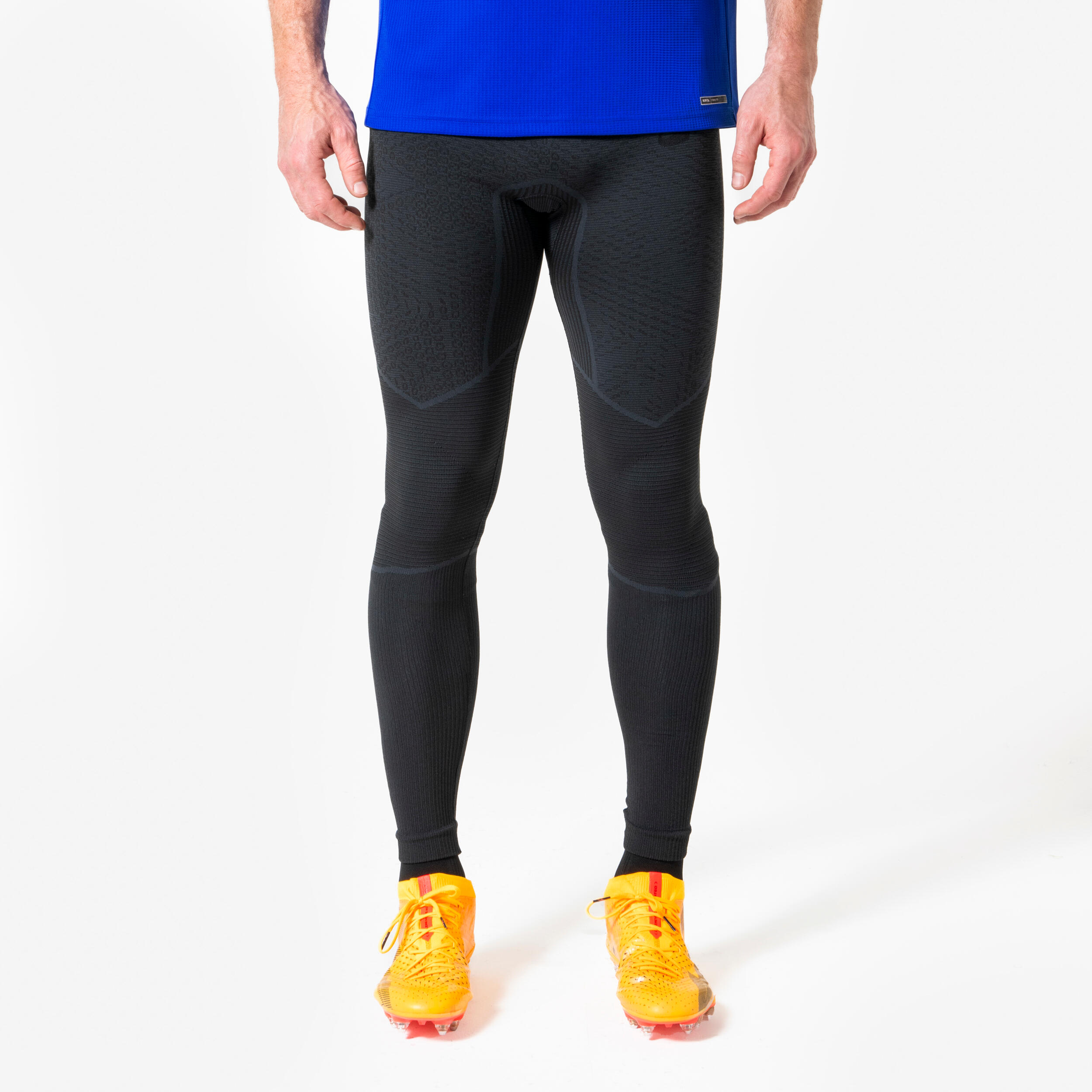Damen/Herren Fußball Unterziehhose warm - Keepdry schwarz