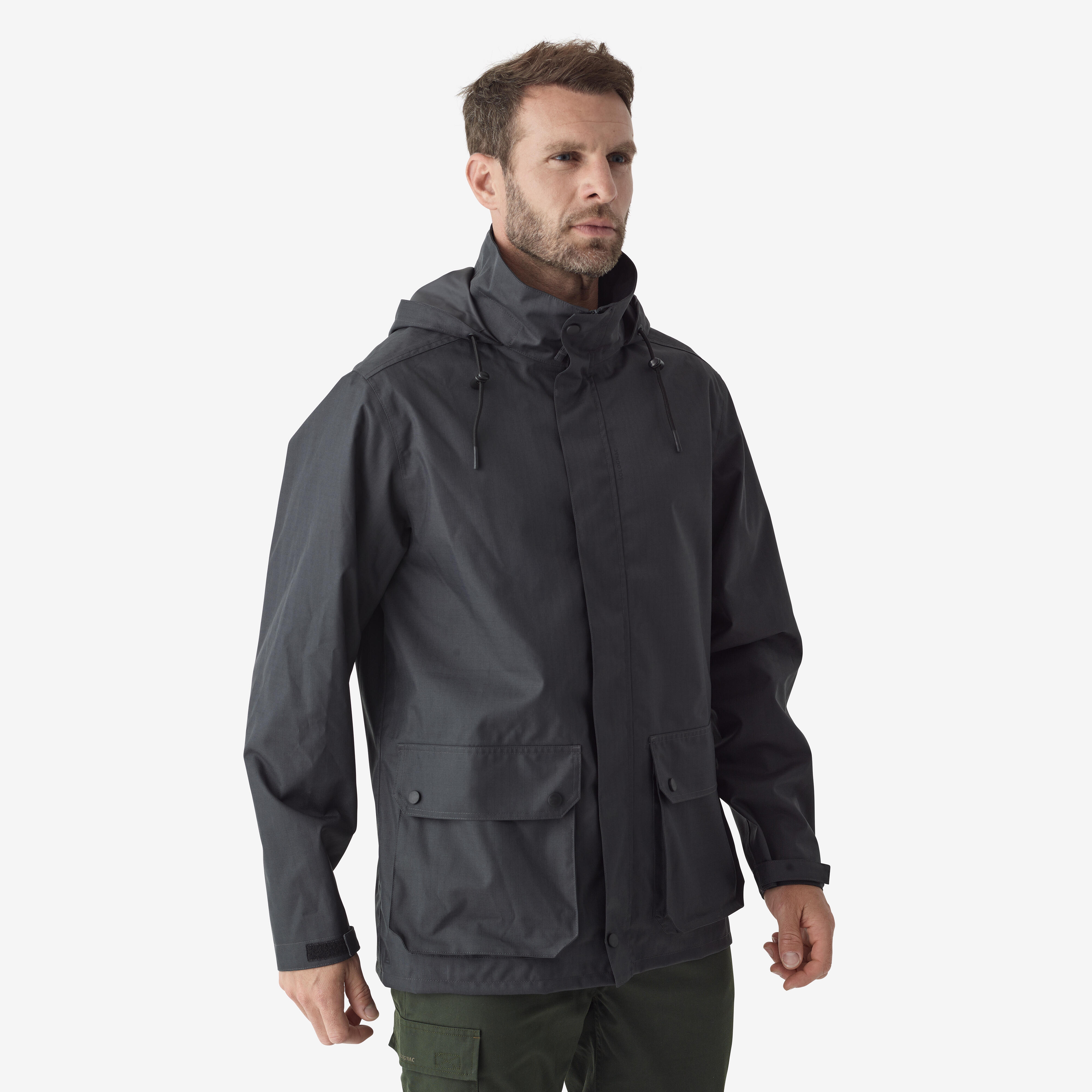 Regenjacke 500 grau