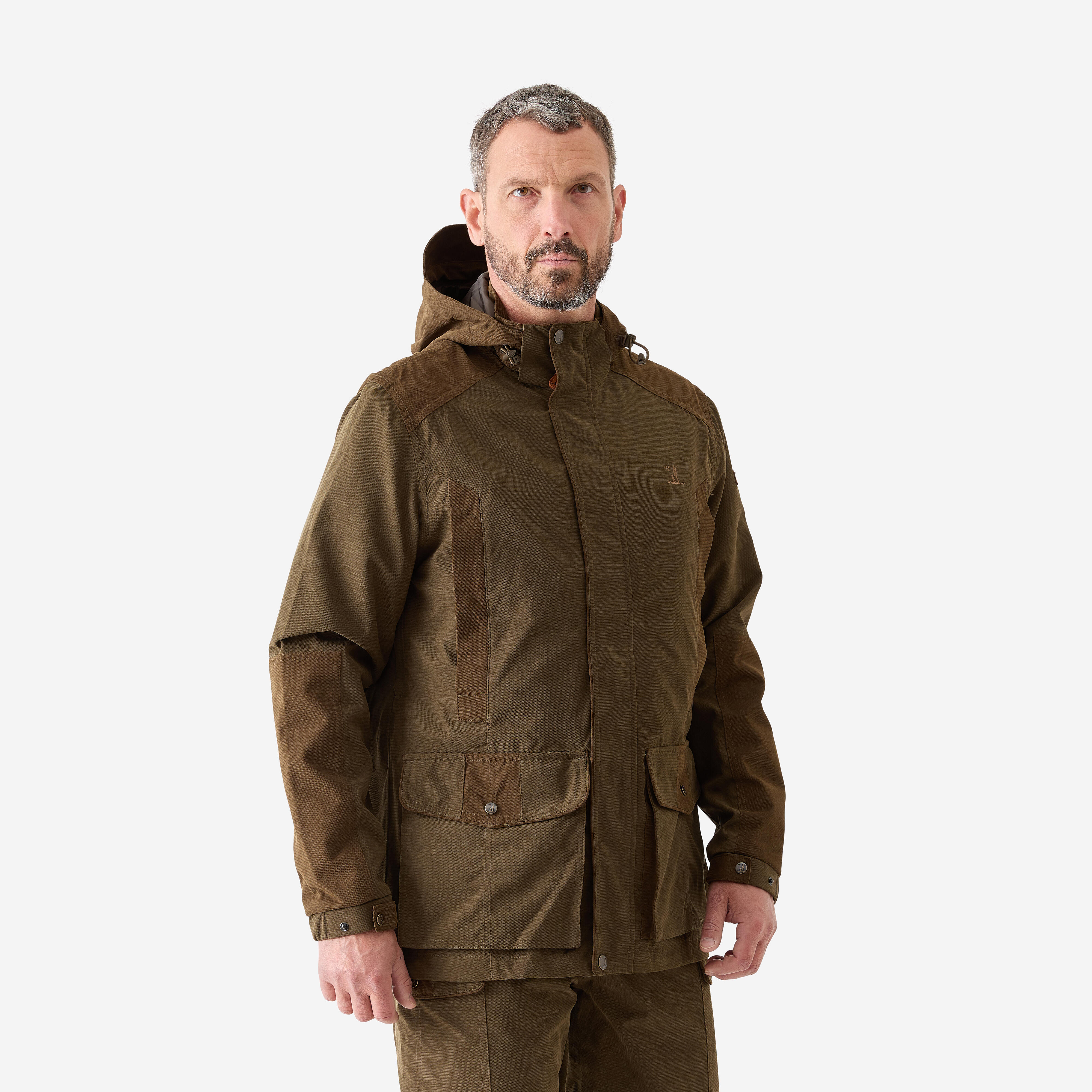 Jagdjacke Bristol wasserdicht braun