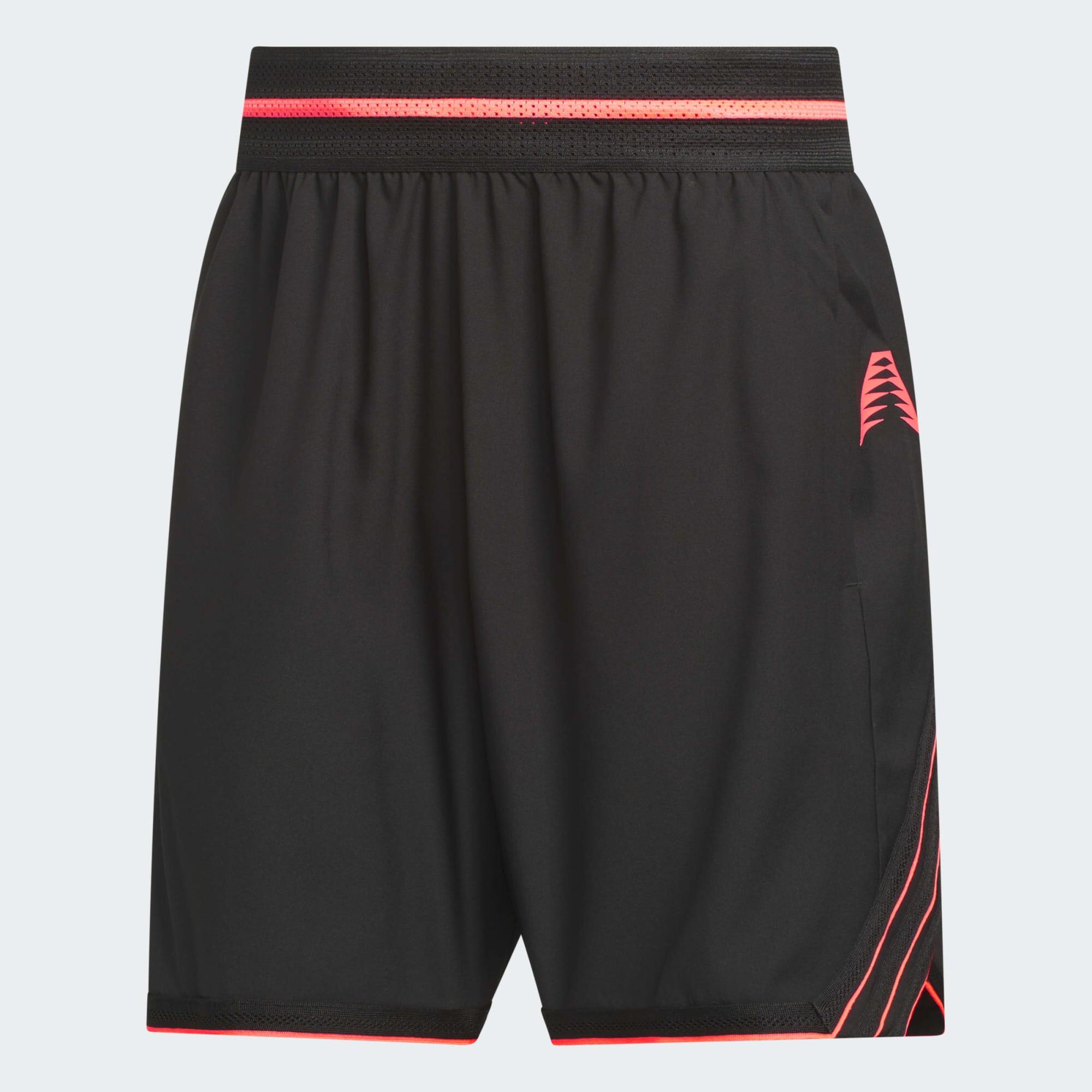 Damen/Herren Basketball Shorts - Anthony Edwards Believe That 2 schwarz/rot