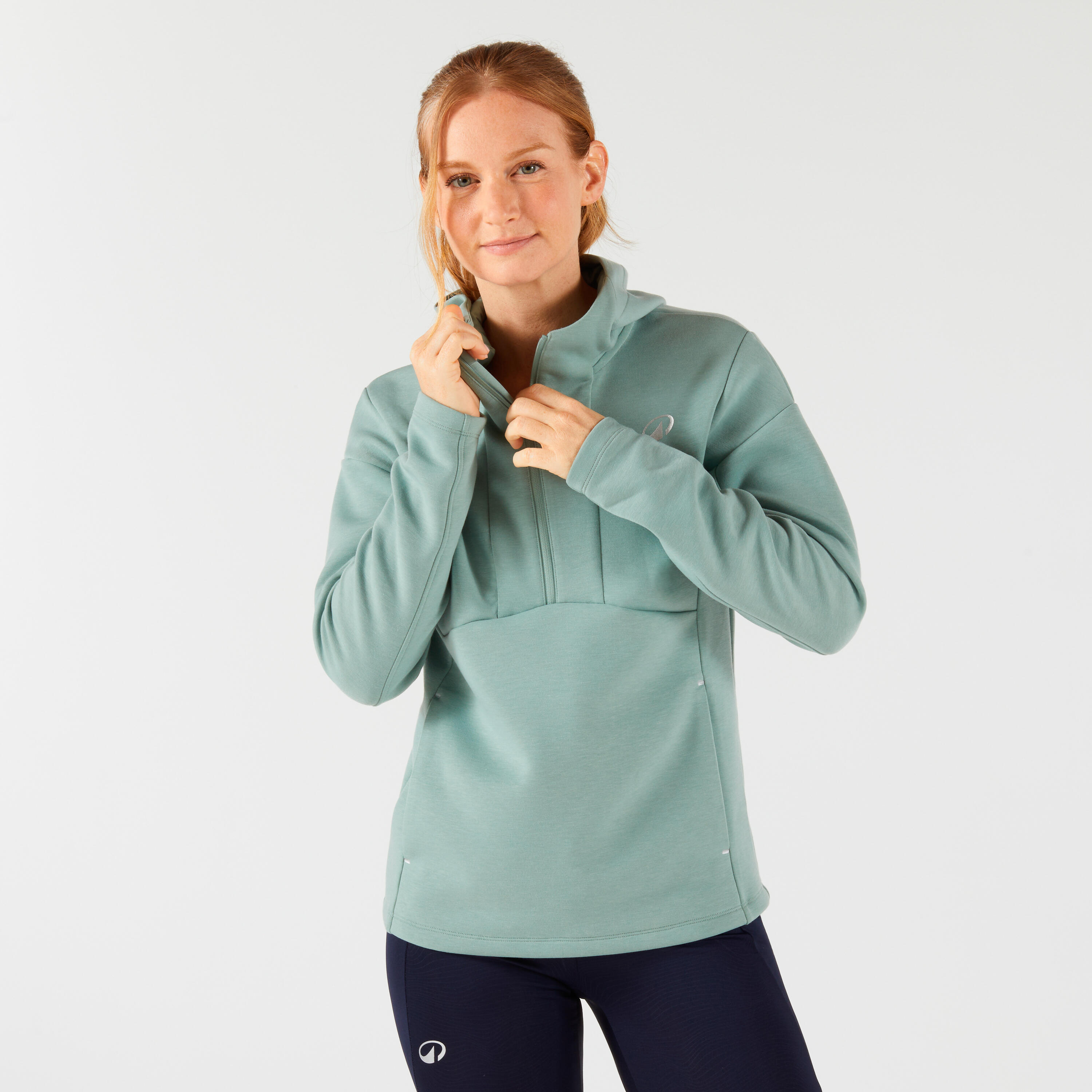 Damen Tennis Sweatshirt - Soft grün