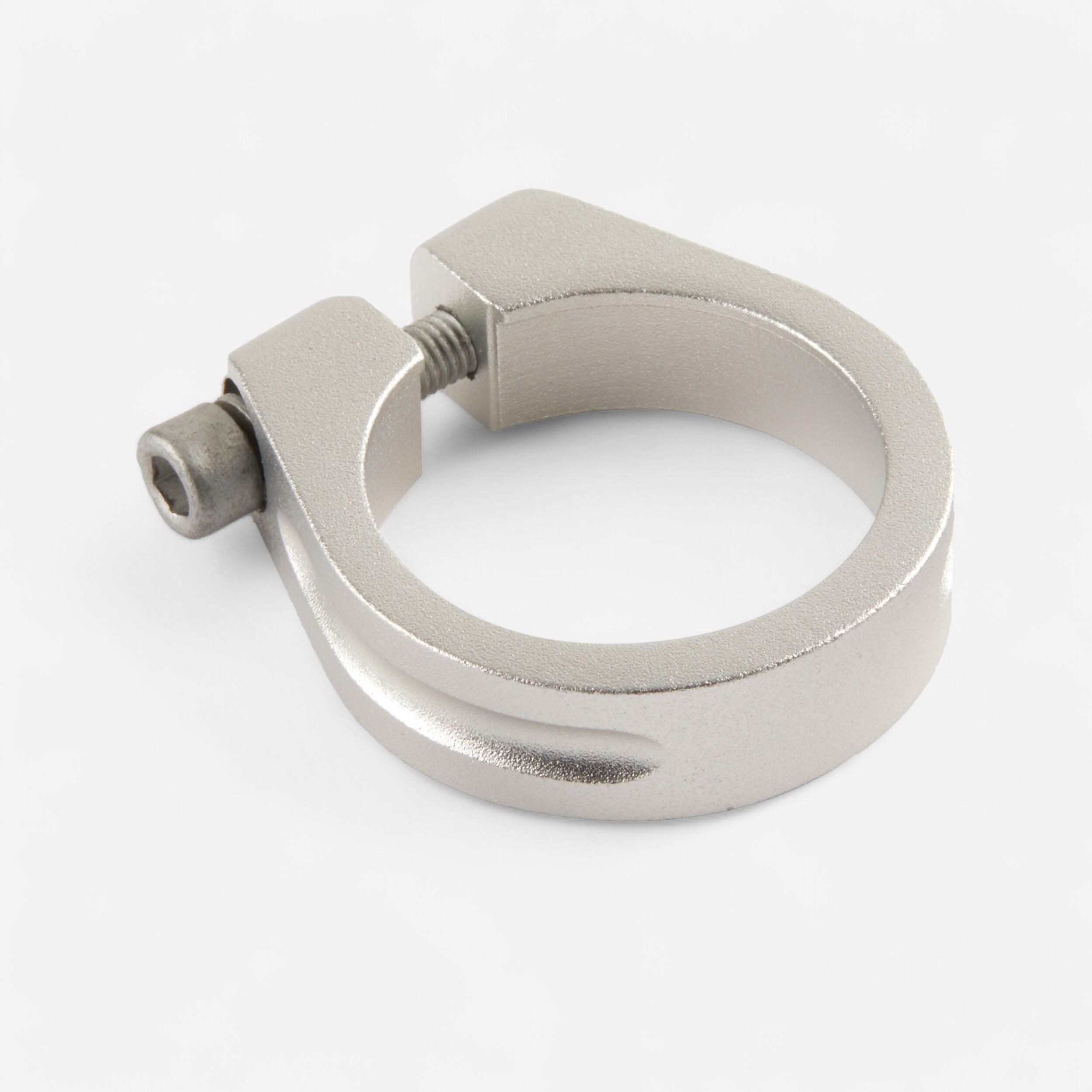 Sattelklemme Gewinde 34,9mm silber
