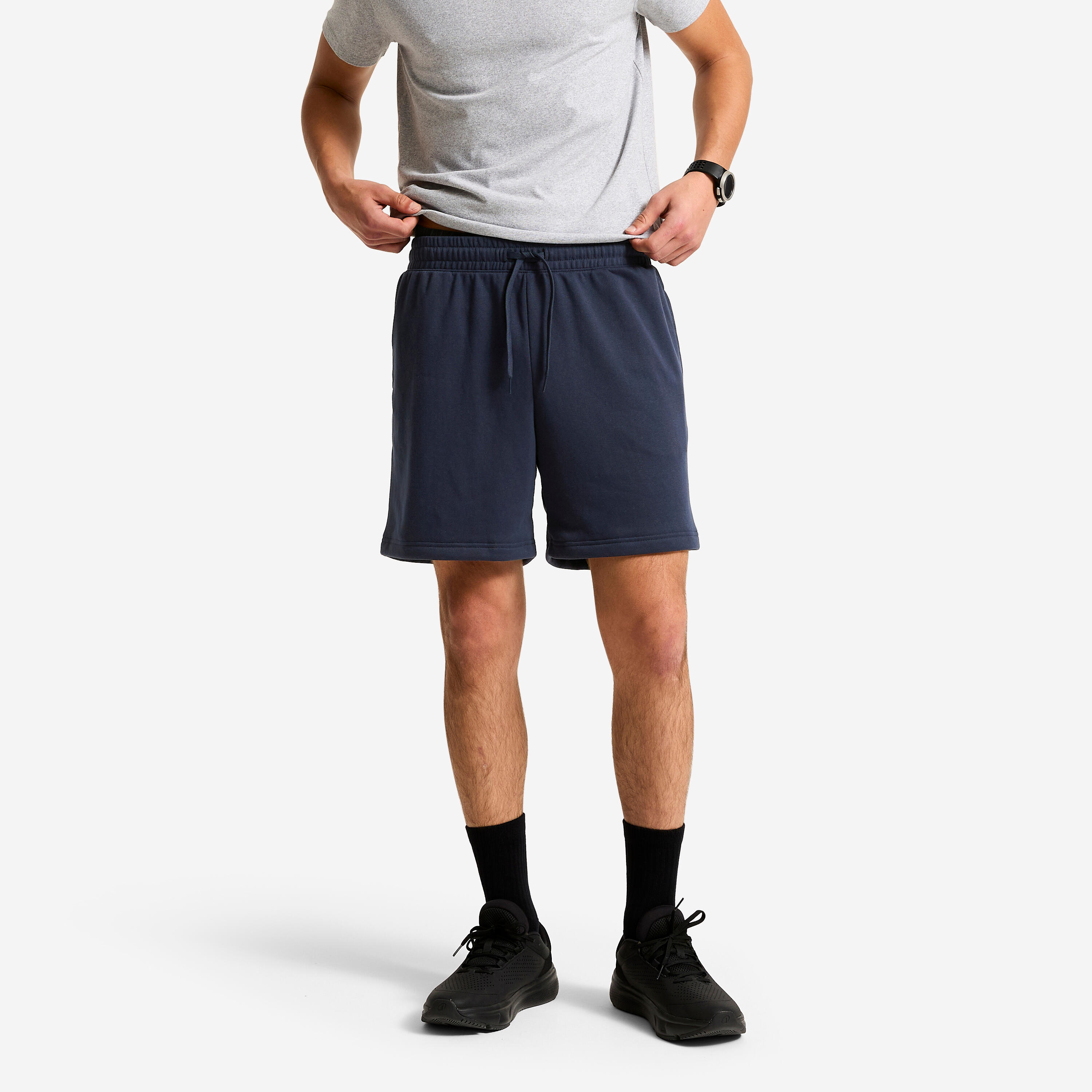 Shorts Herren kurz atmungsaktiv - dunkelblau