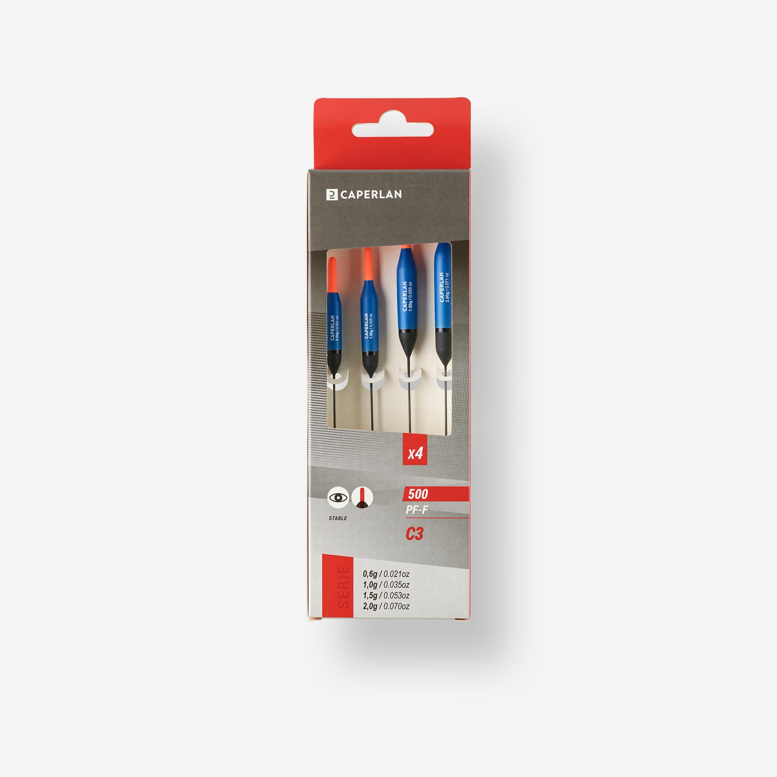 Posenset PF-F500 0,6 g / 1 g / 1,5 g / 2 g 4 Stück