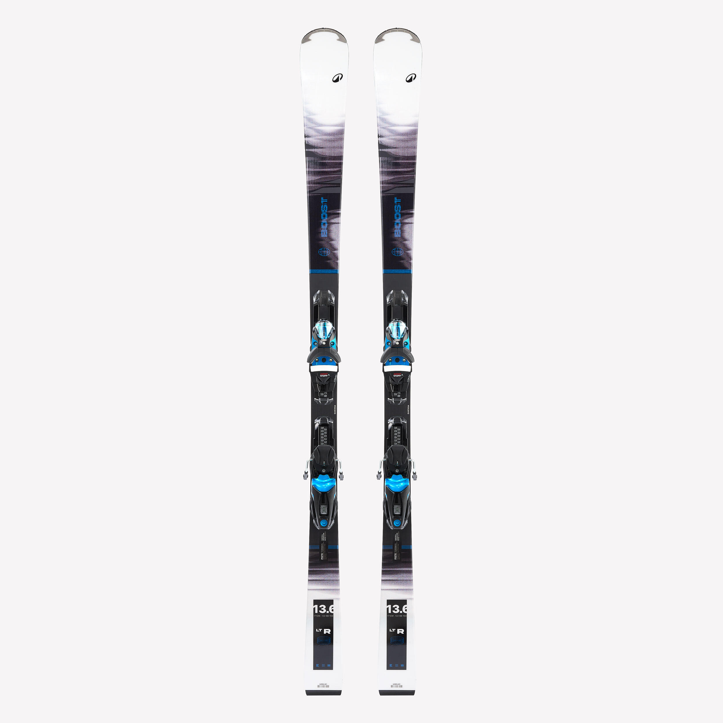 Ski Erwachsene inkl. Bindung Piste - Boost 900 R schwarz/weiß