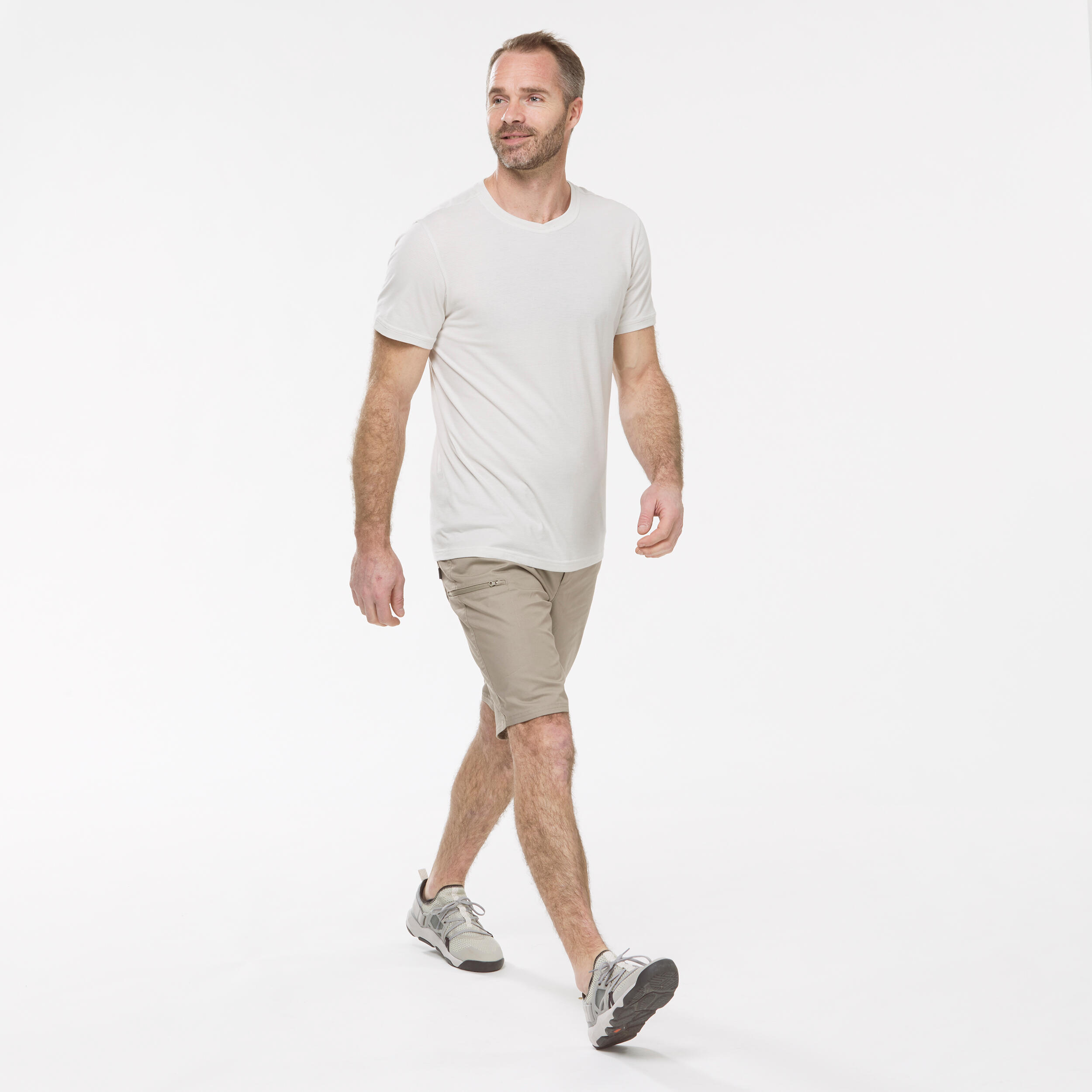 Wandershorts Herren - NH500 Regular beige