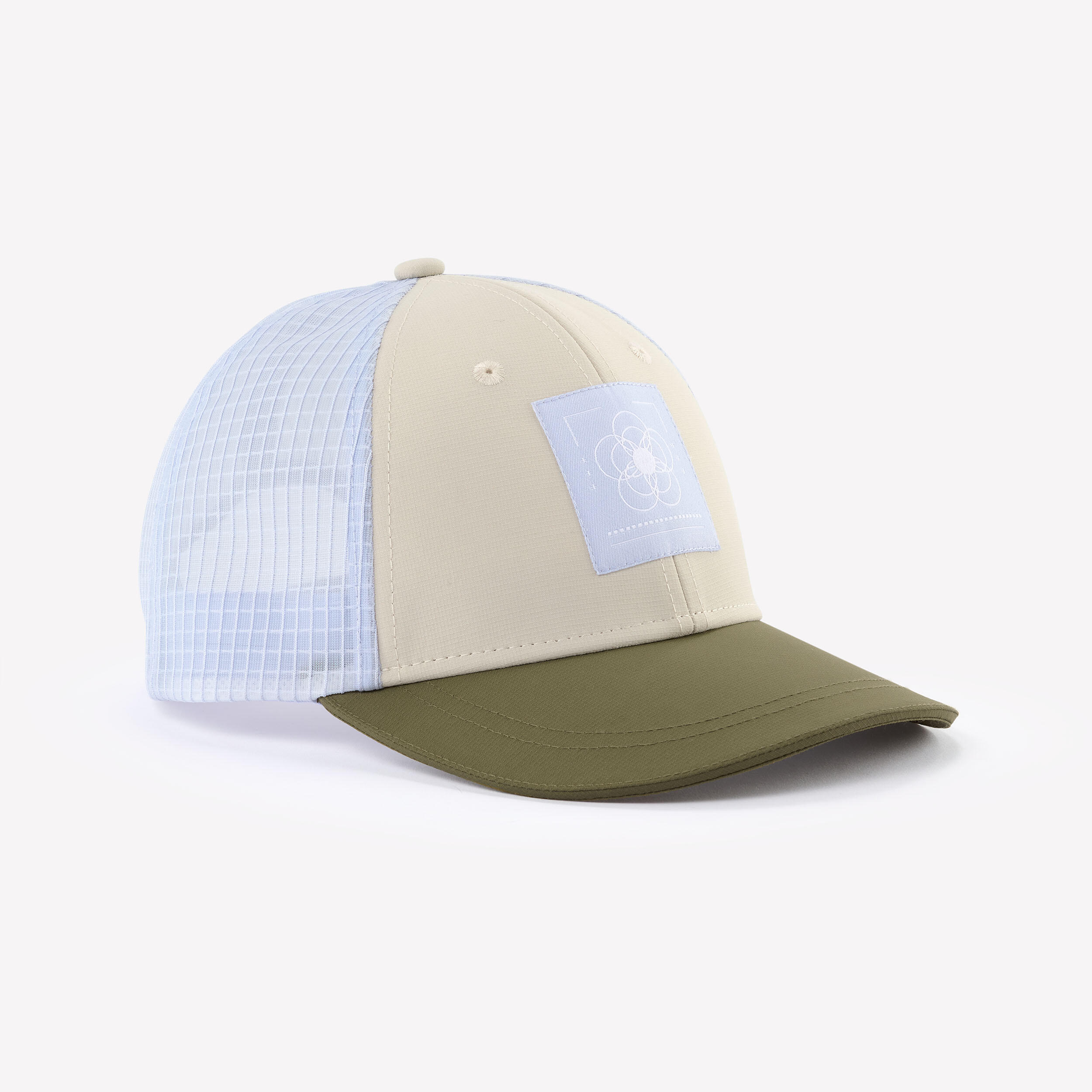 Basecap Kinder 7-15 Jahre Wandern - MH500 Trucker beige