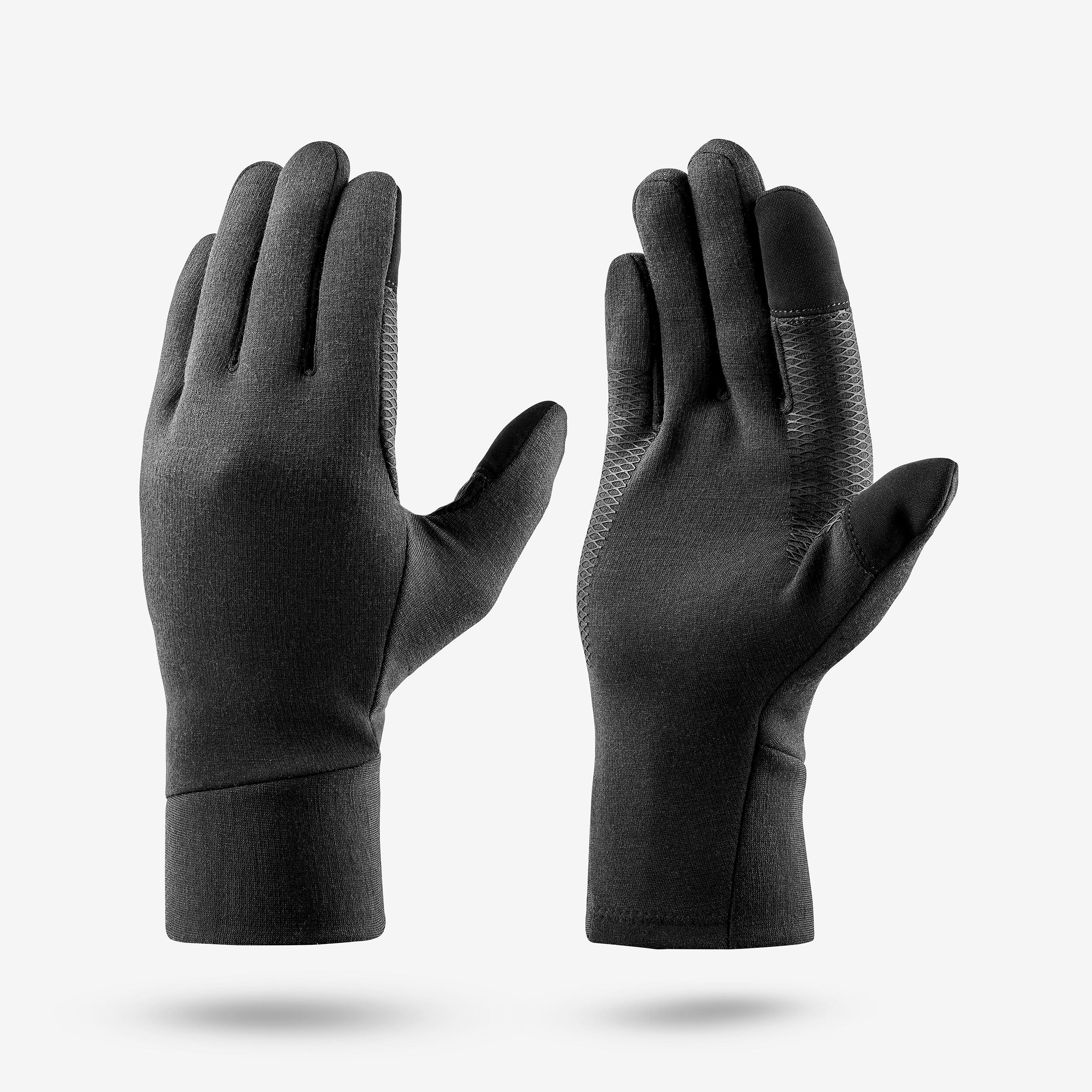 Unterziehhandschuhe Merinowolle - MT500 schwarz