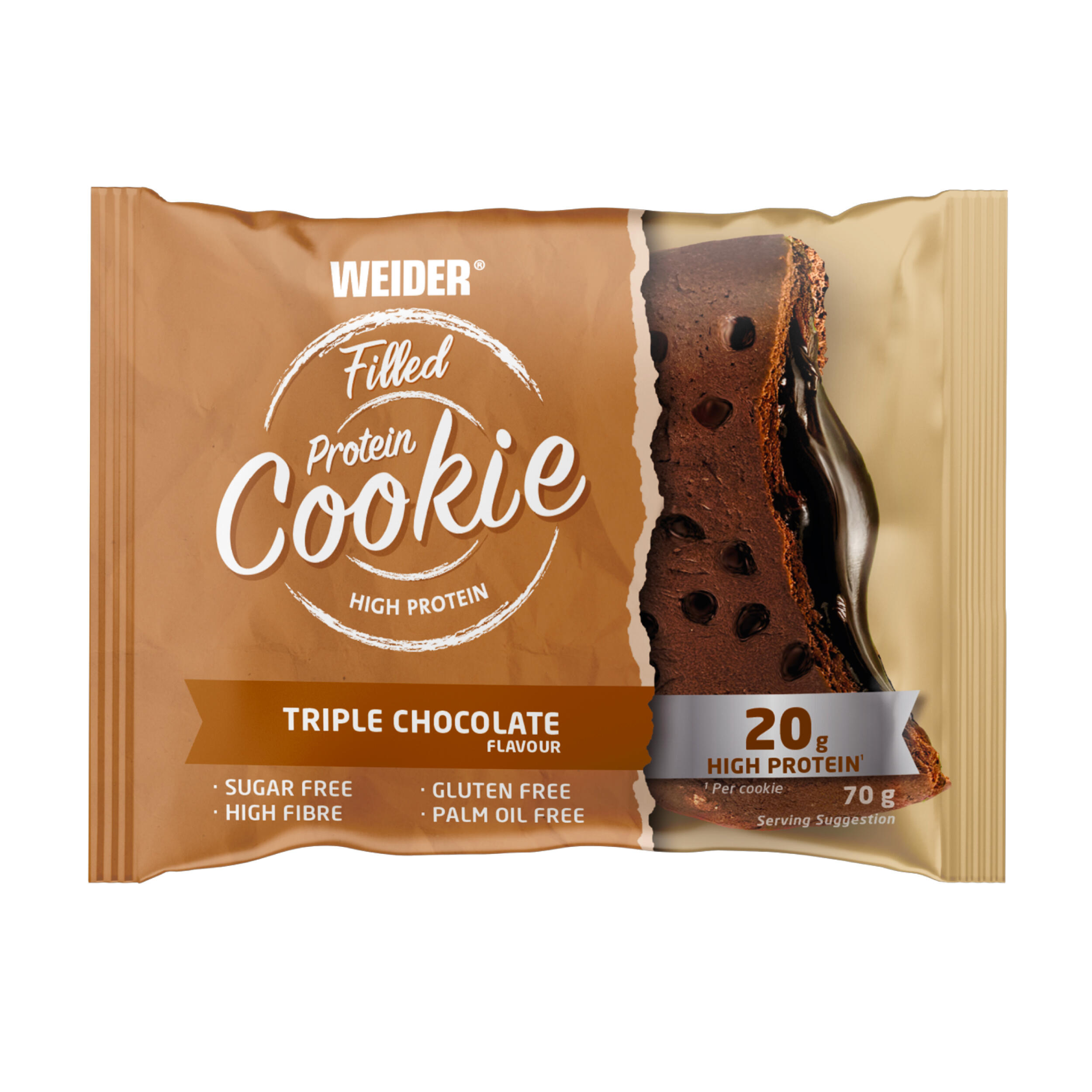Proteinkeks Triple Chocolate 70 g