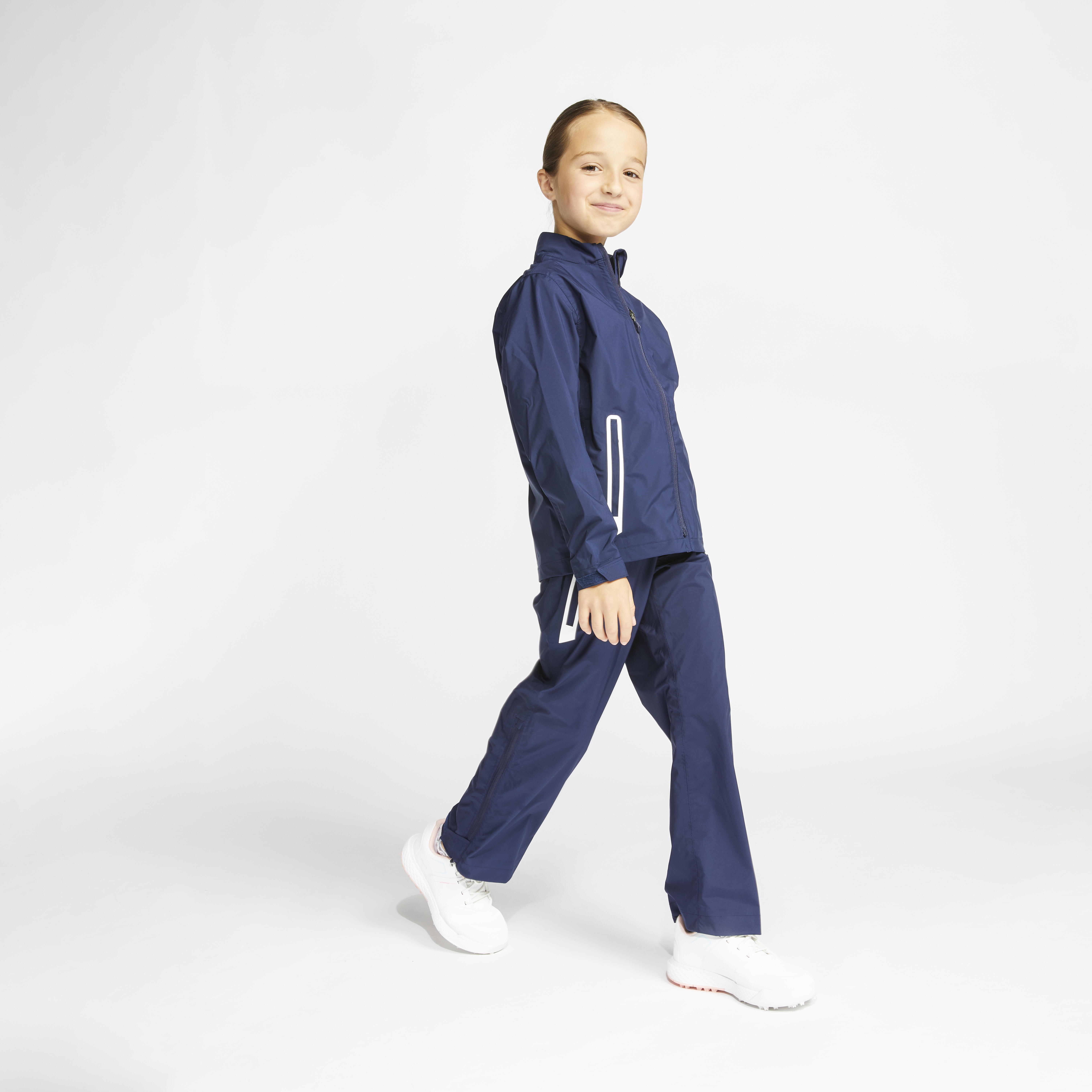 Kinder Regenjacke - RW500 marineblau