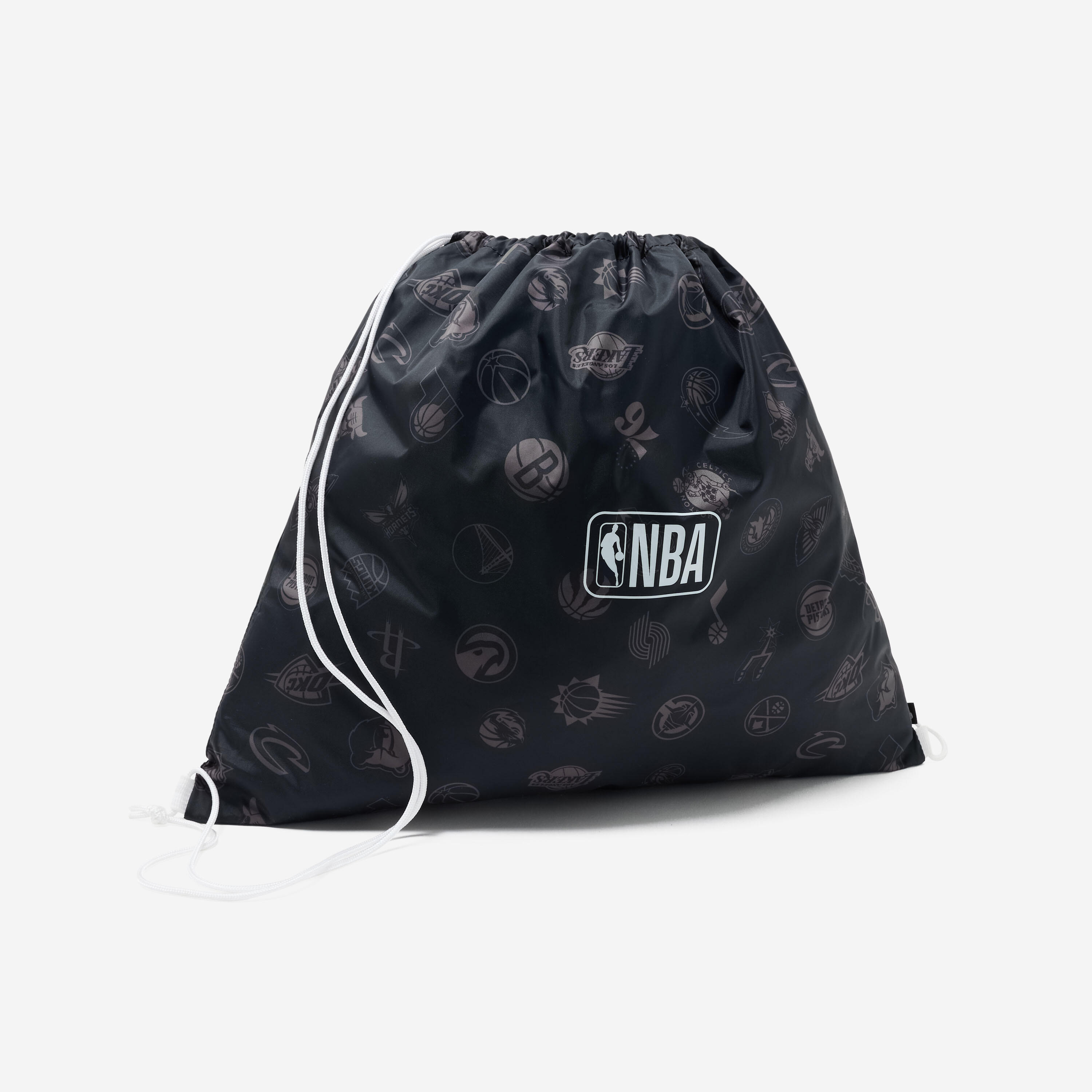 Schuhbeutel Basketball 12 L mit Kordelzug NBA - schwarz