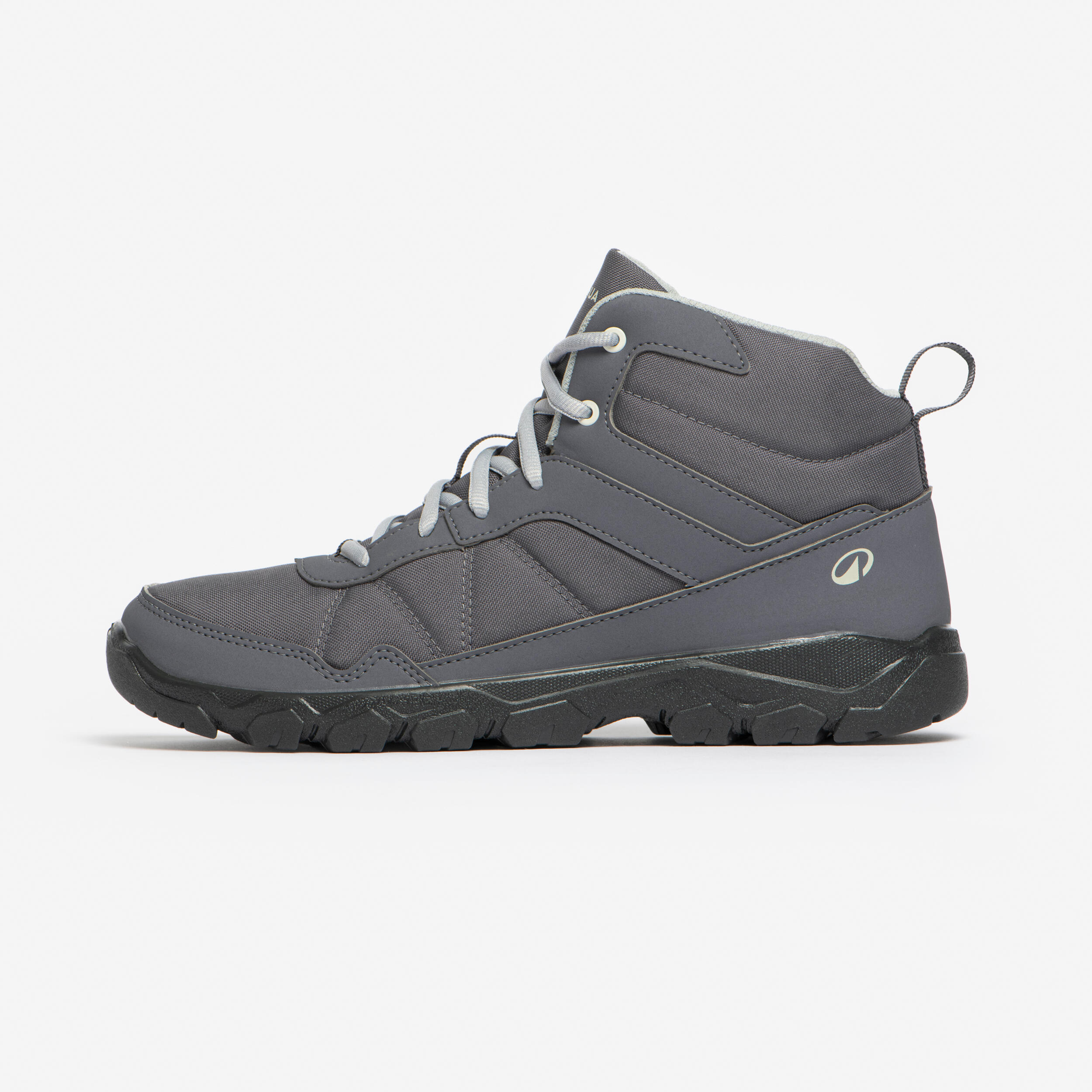 Wanderschuhe Damen halbhoch Wandern - NH50 Mid grau