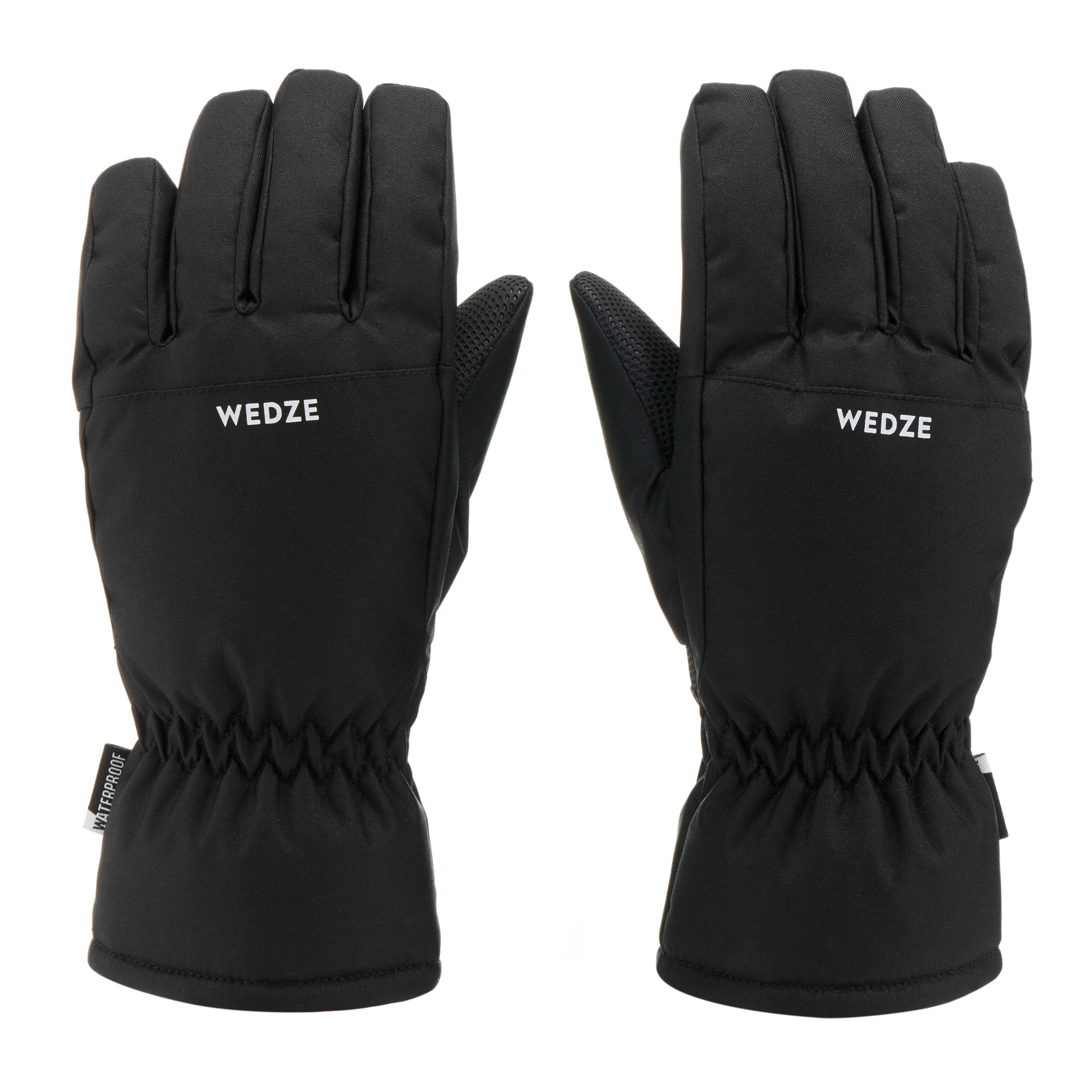 Skihandschuhe Kinder warm wasserdicht - 100 schwarz