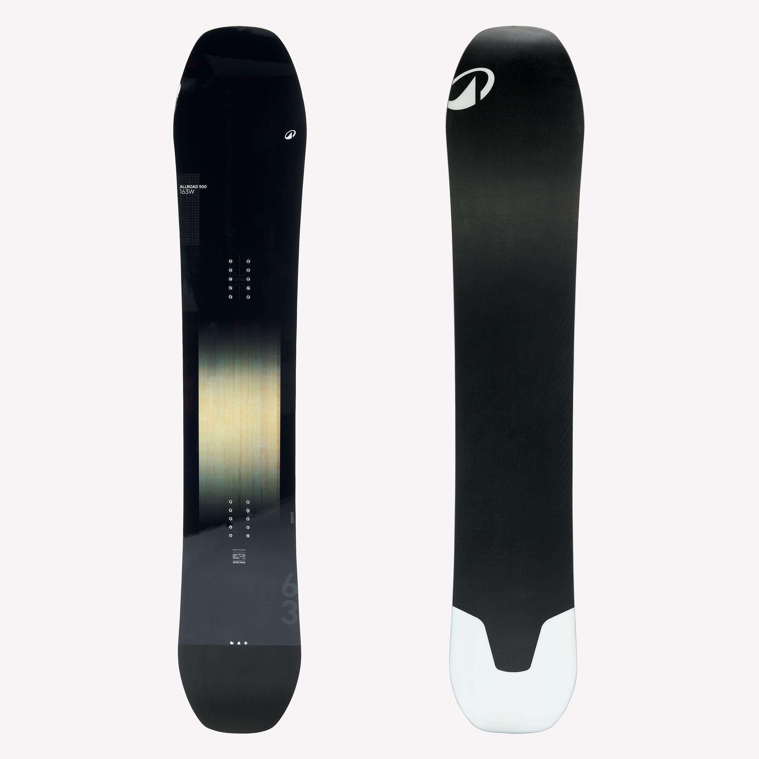 Snowboard Piste & Freeride Herren - All Road 500 schwarz