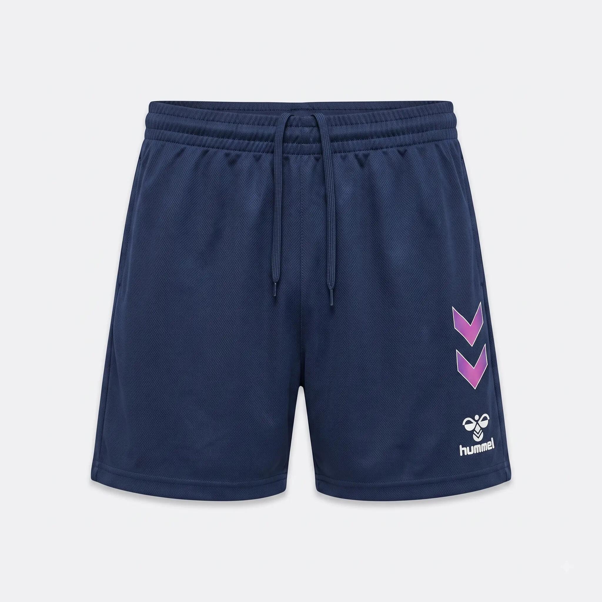 Damen Handball Shorts Hummel navy/lila