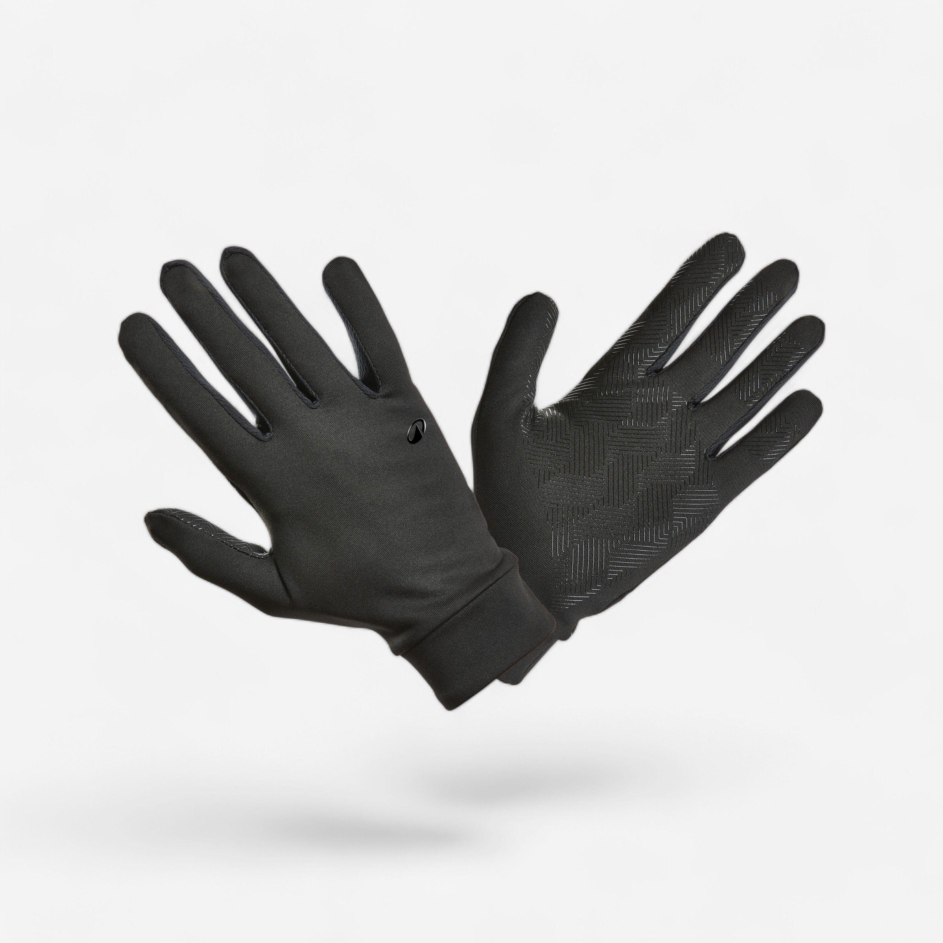 Damen/Herren Tennis Handschuhe - schwarz