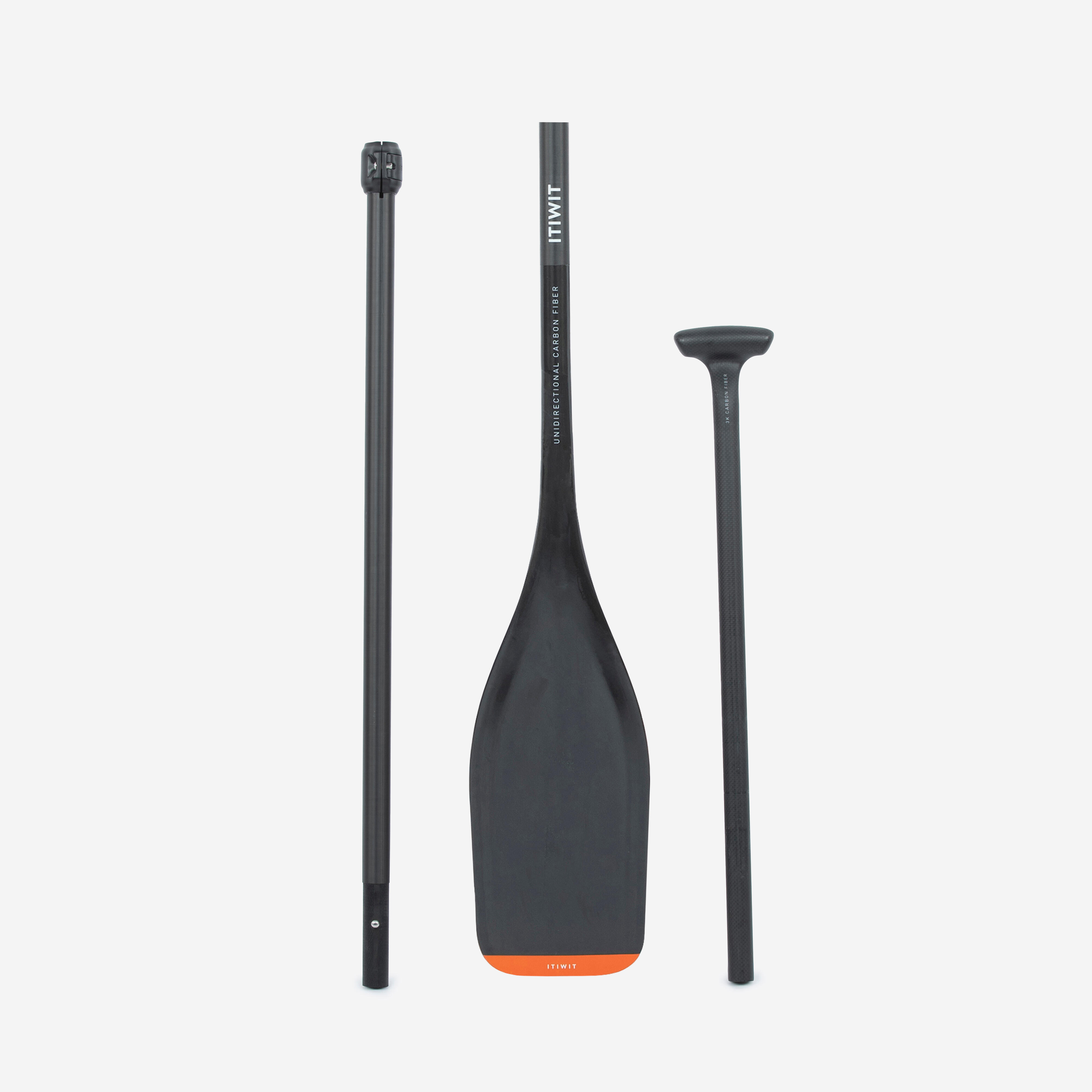 SUP-Paddel Carbon 3-teilig 165–205 cm - 900