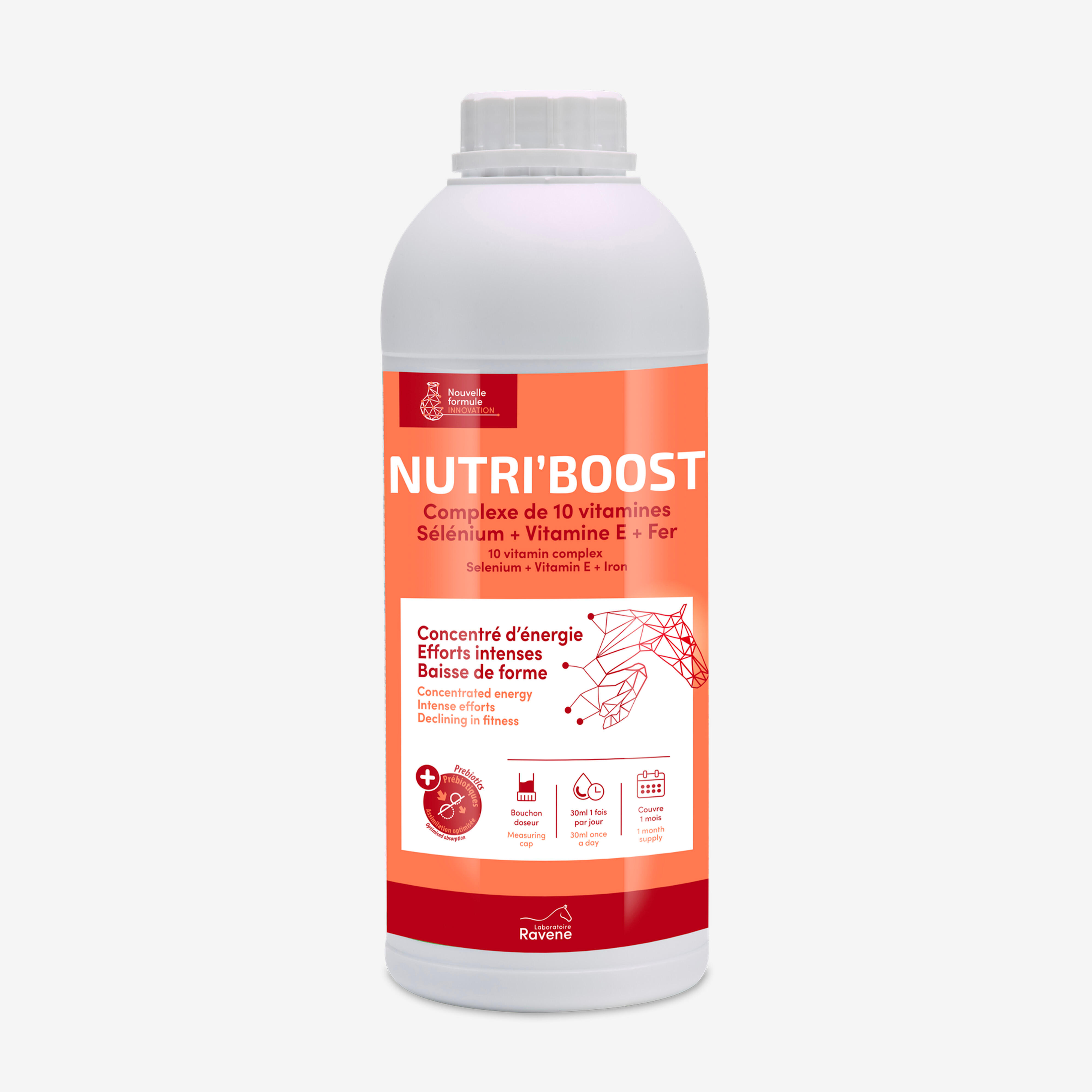 Futtermittelergänzung Pferd/Pony Nutri'Boost 900 ml