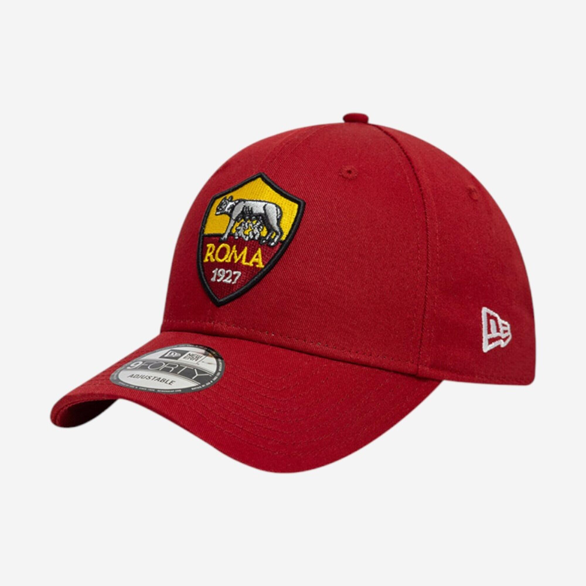 Damen/Herren Fußball Cap - AS Roma 9Forty rot