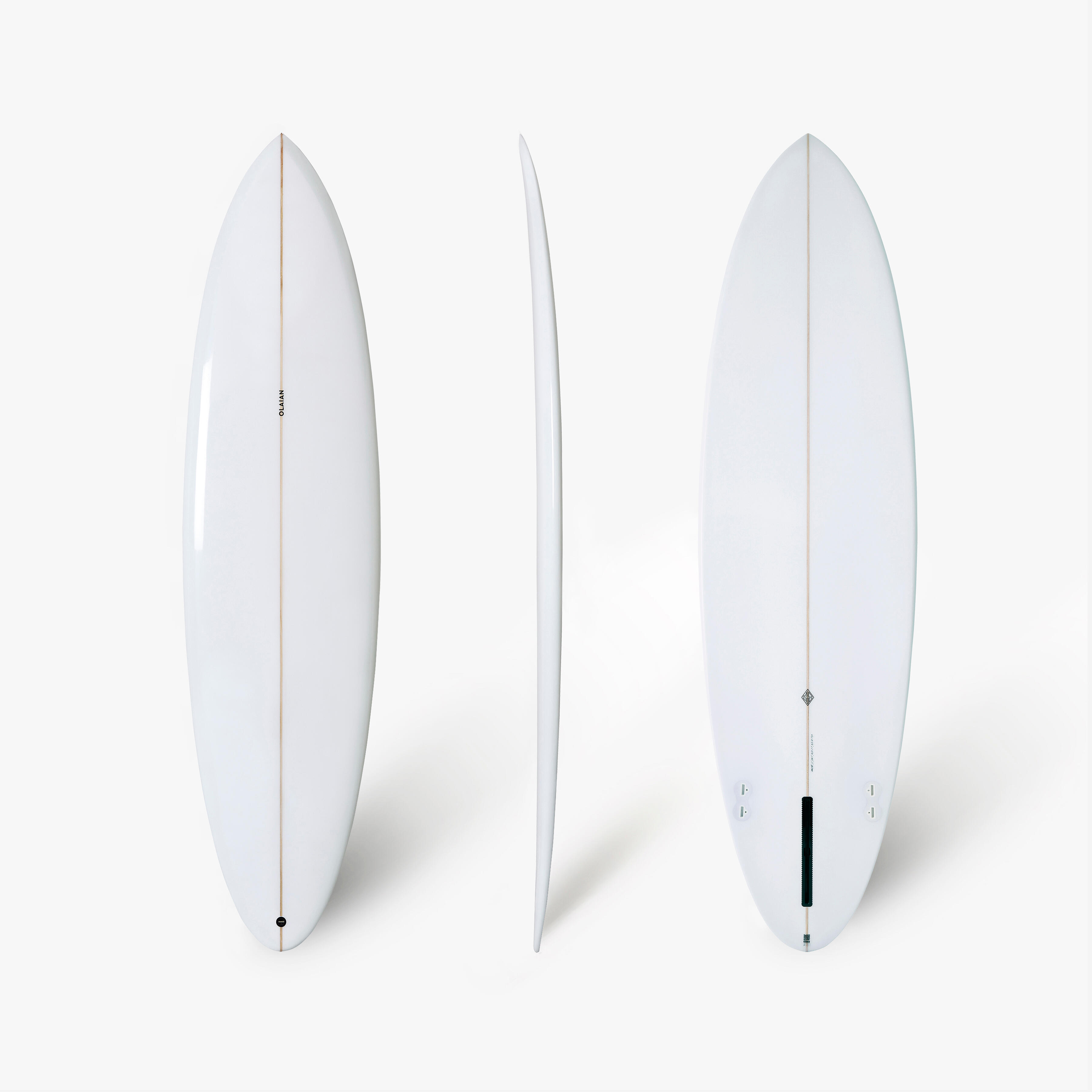 Surfboard mid-length 900 6'8" weiß
