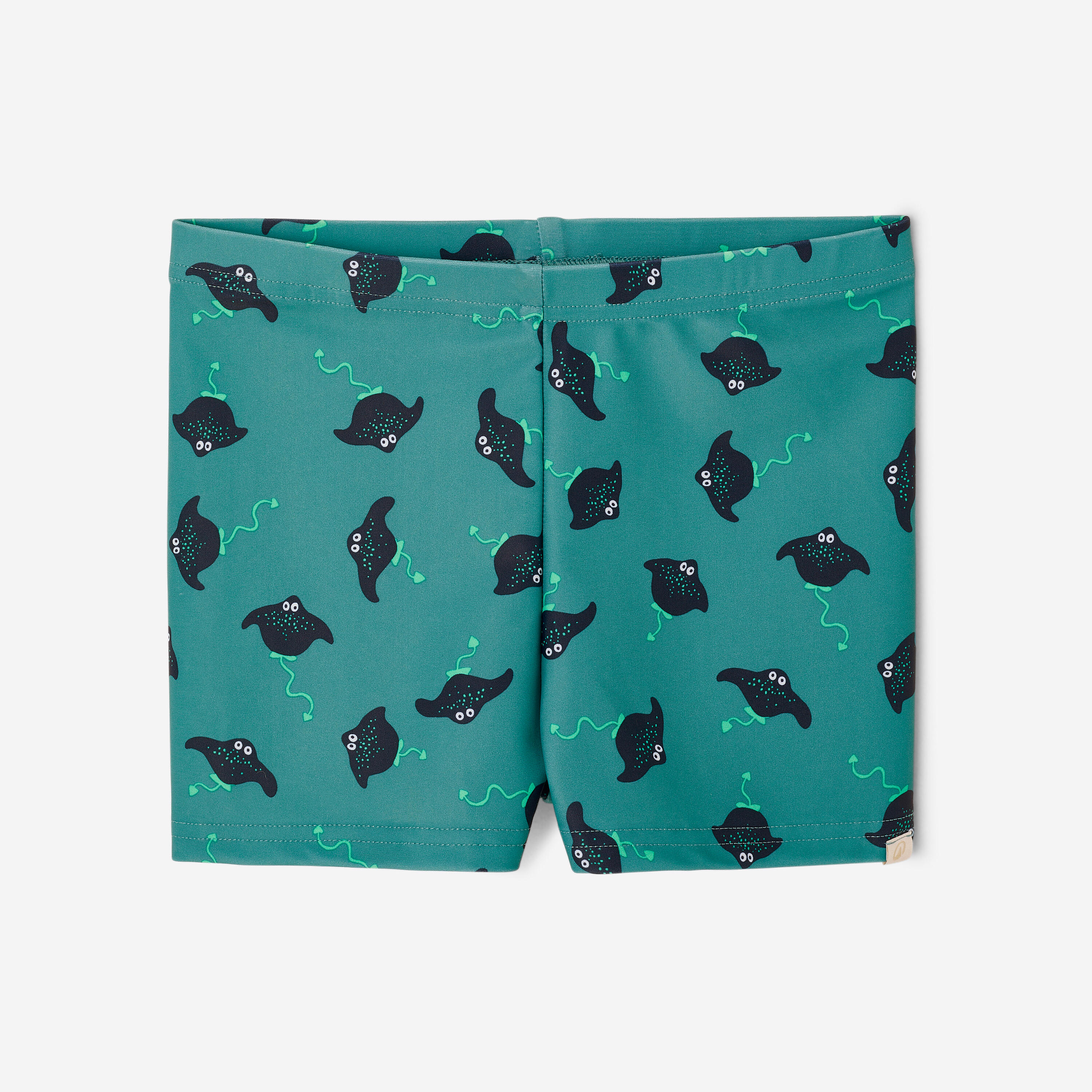 Badehose Boxer Baby/Jungen - Titou Manta blau