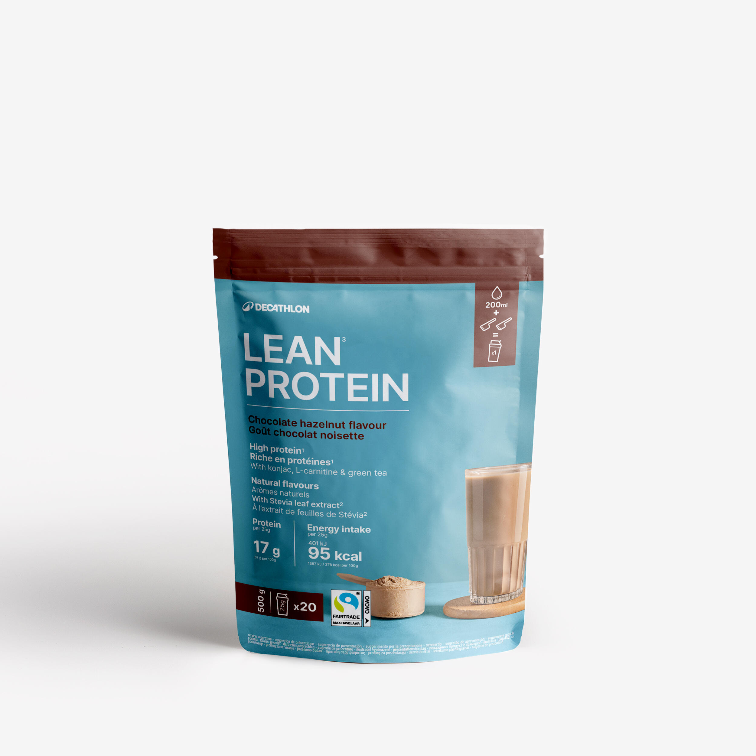 Proteinpulver fettarm Schoko 500 g - Lean Protein