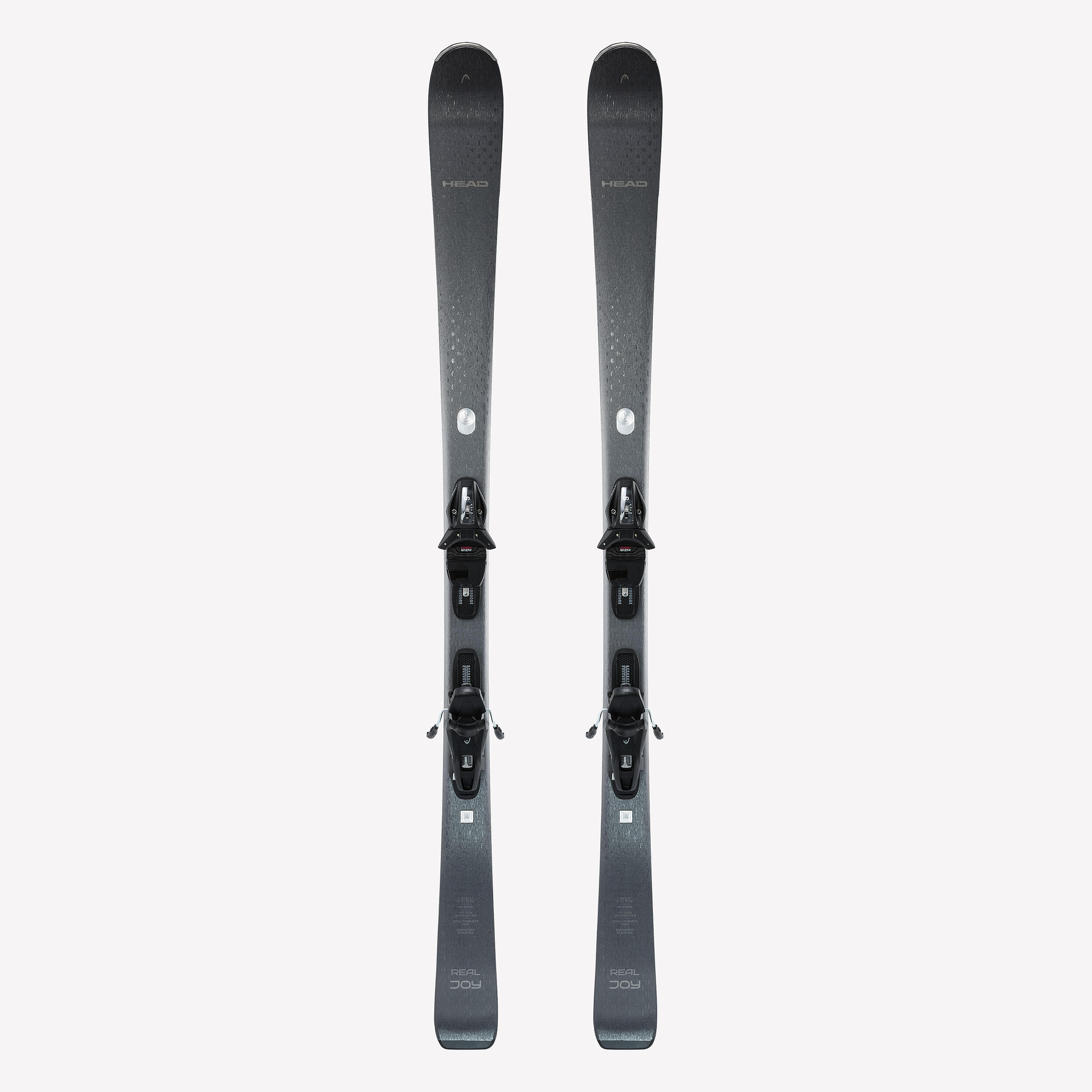 Ski Damen mit Bindung Piste - Real Joy Head grau