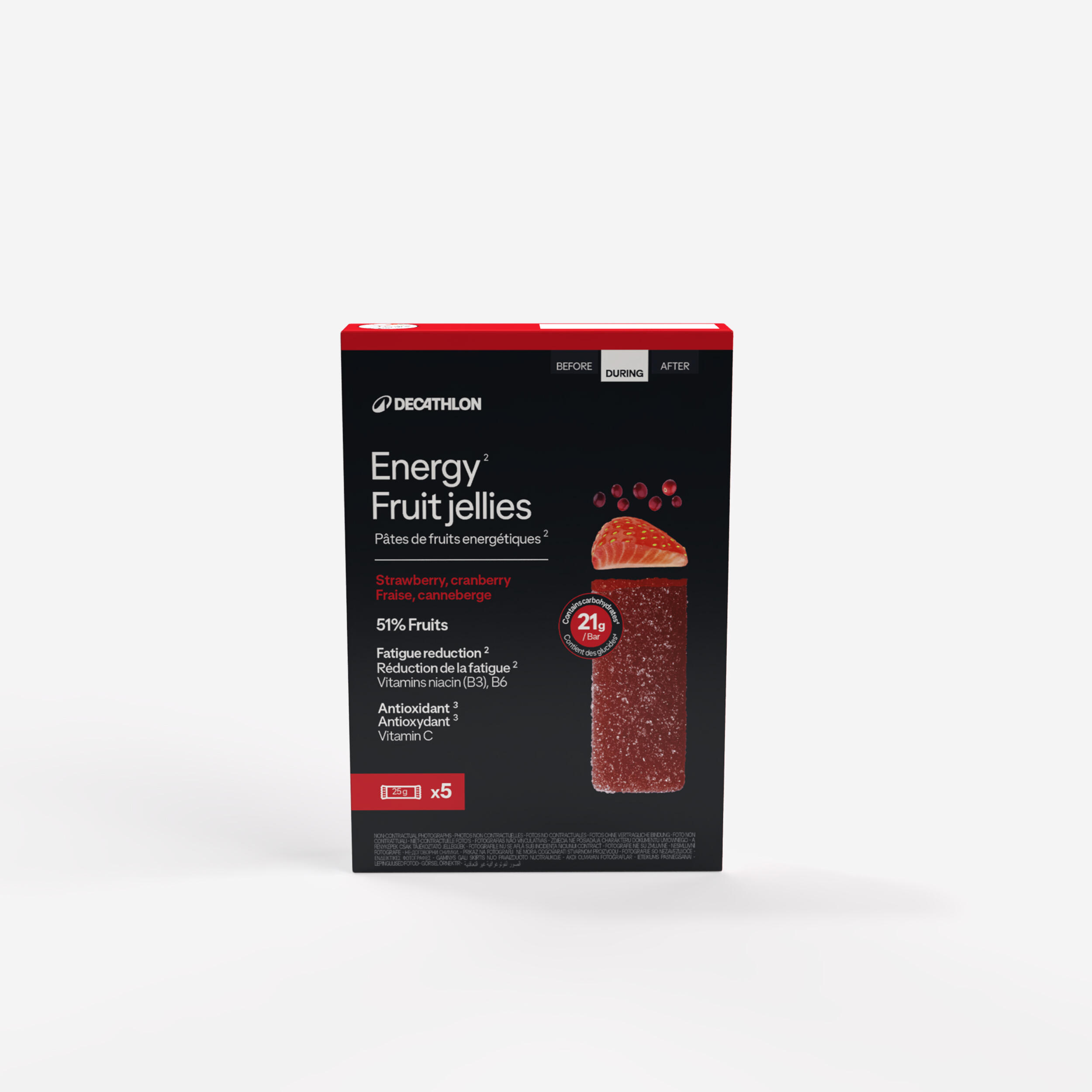 Energy Fruchtriegel Erdbeere 5 Stück