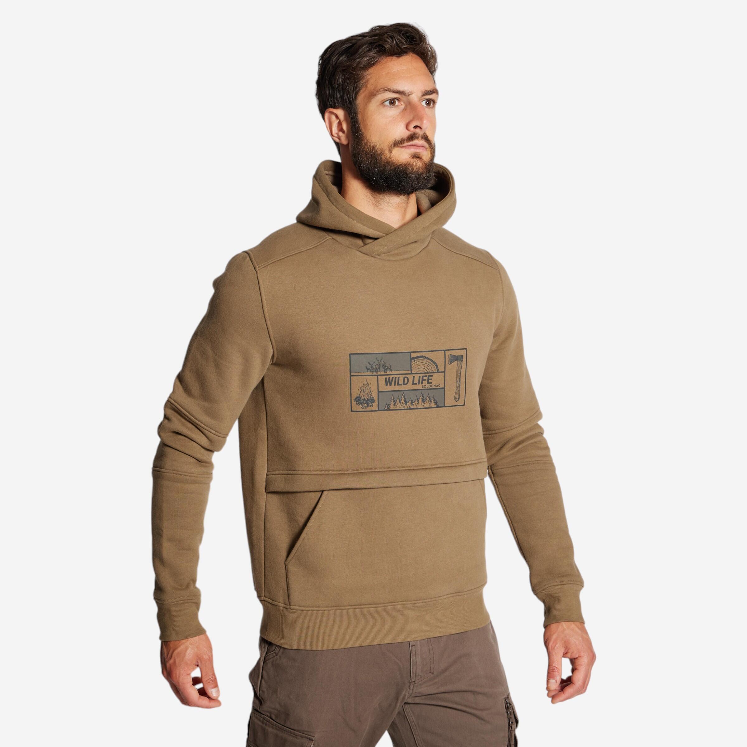 Kapuzensweater 500 mit Logo