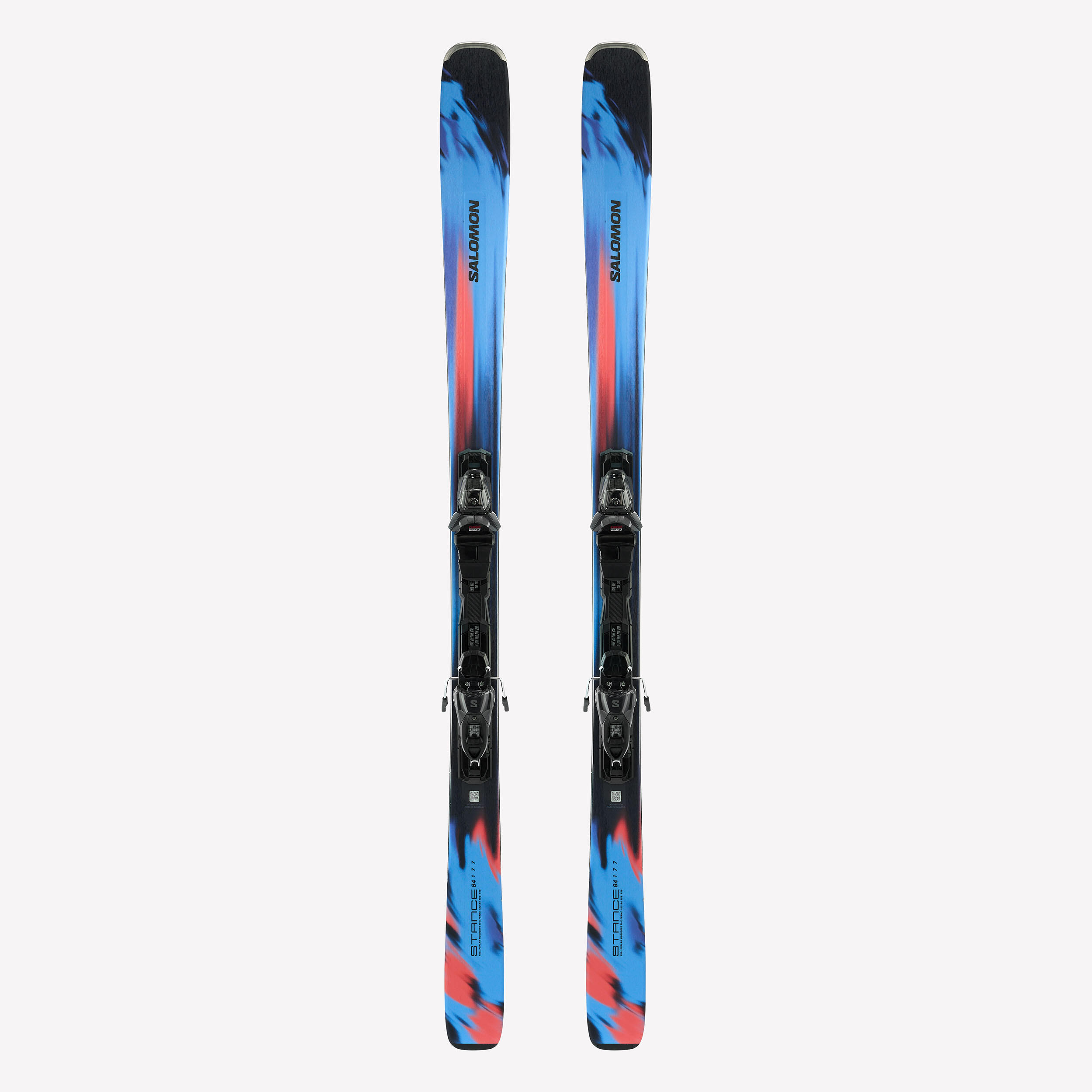 Ski Allmountain inkl. Bindung Herren - Salomon Stance 84 blau