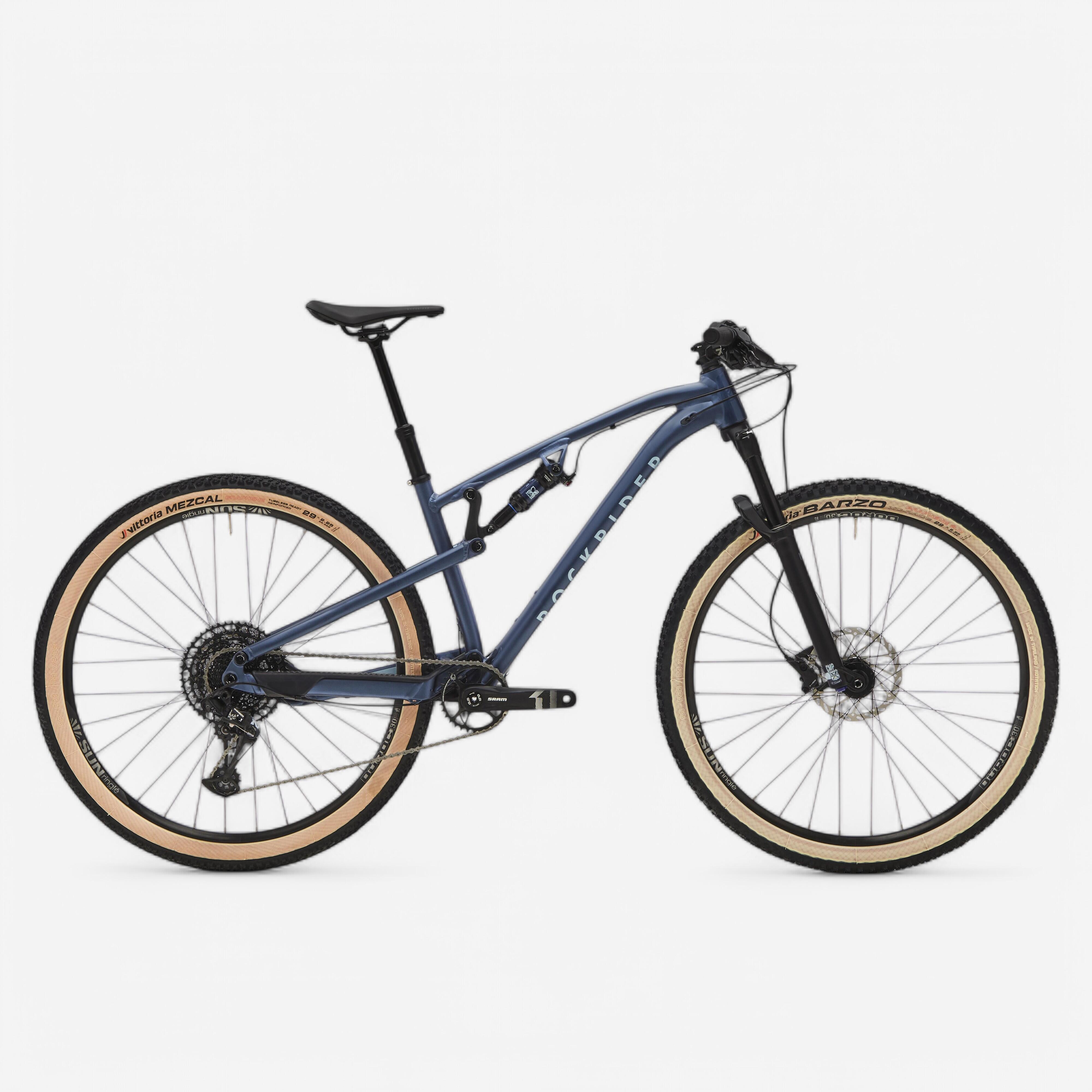 Mountainbike Cross Country XC Race 700S Aluminiumrahmen blau