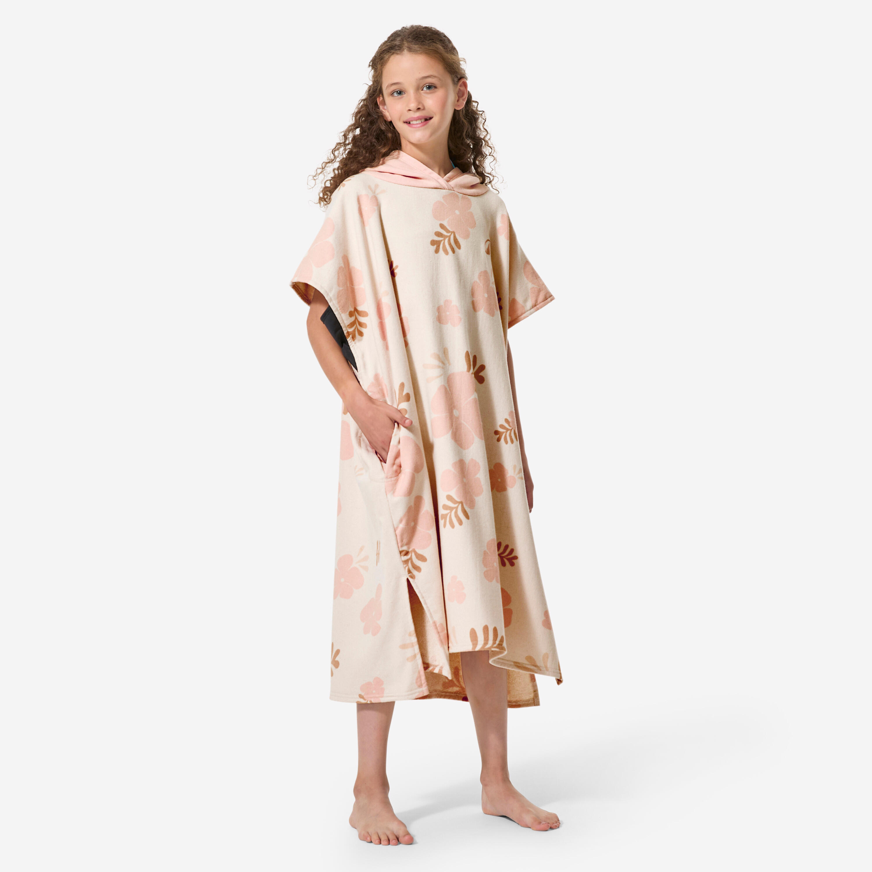 Surf-Poncho Kinder 135–160 cm 550 Lighty beige