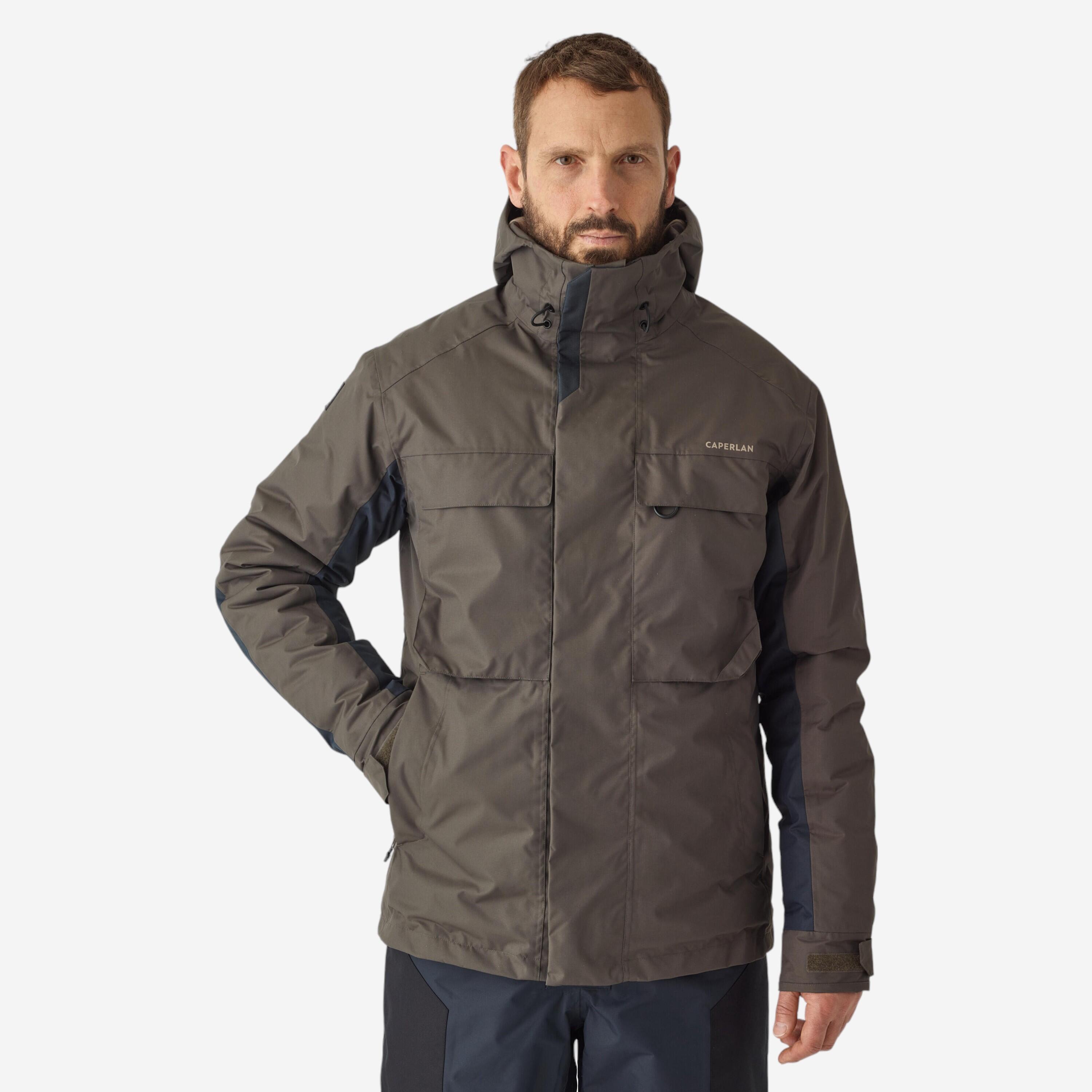 Angeljacke 500 warm wasserdicht khaki