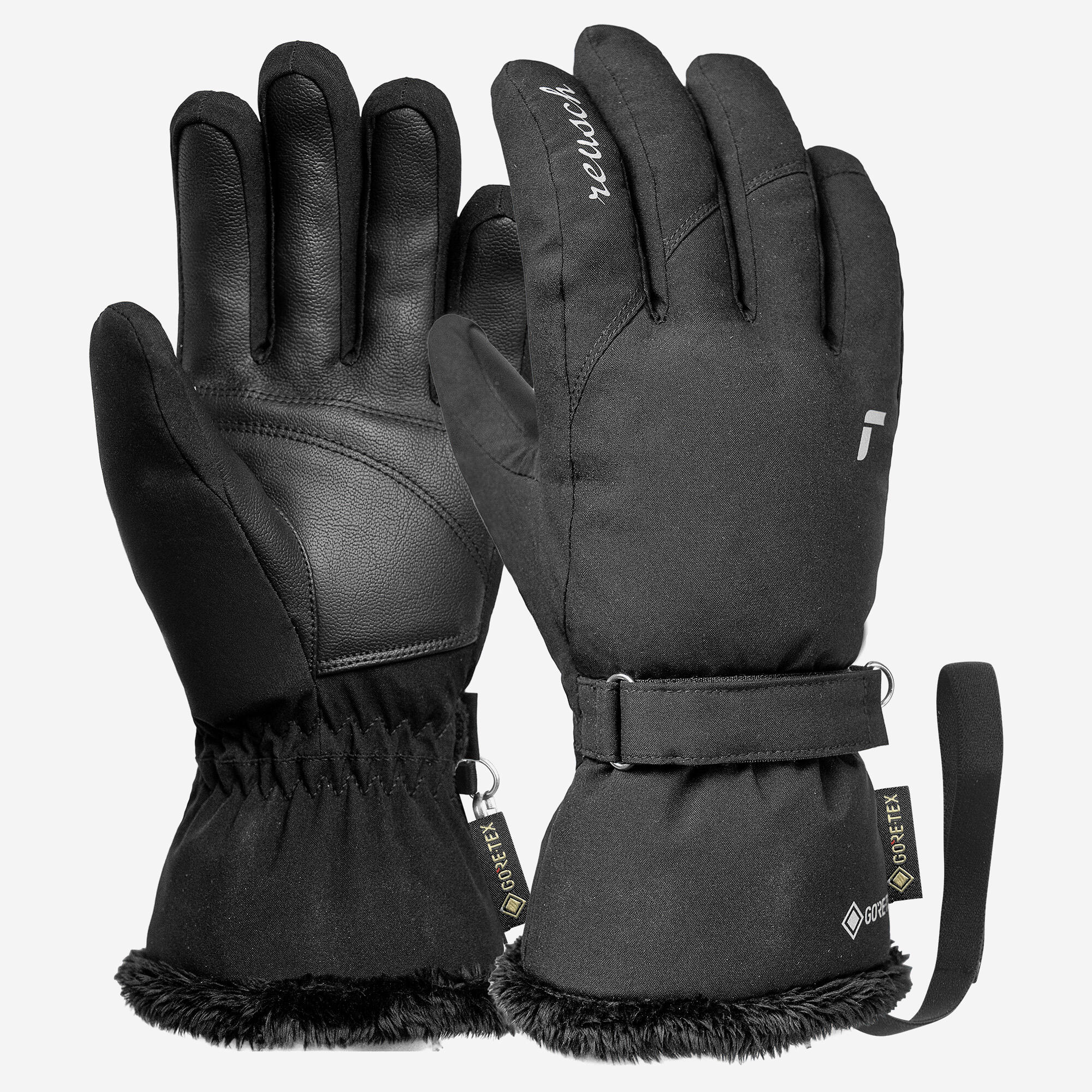 Skihandschuhe Damen warm atmungsaktiv - Lea Reusch schwarz