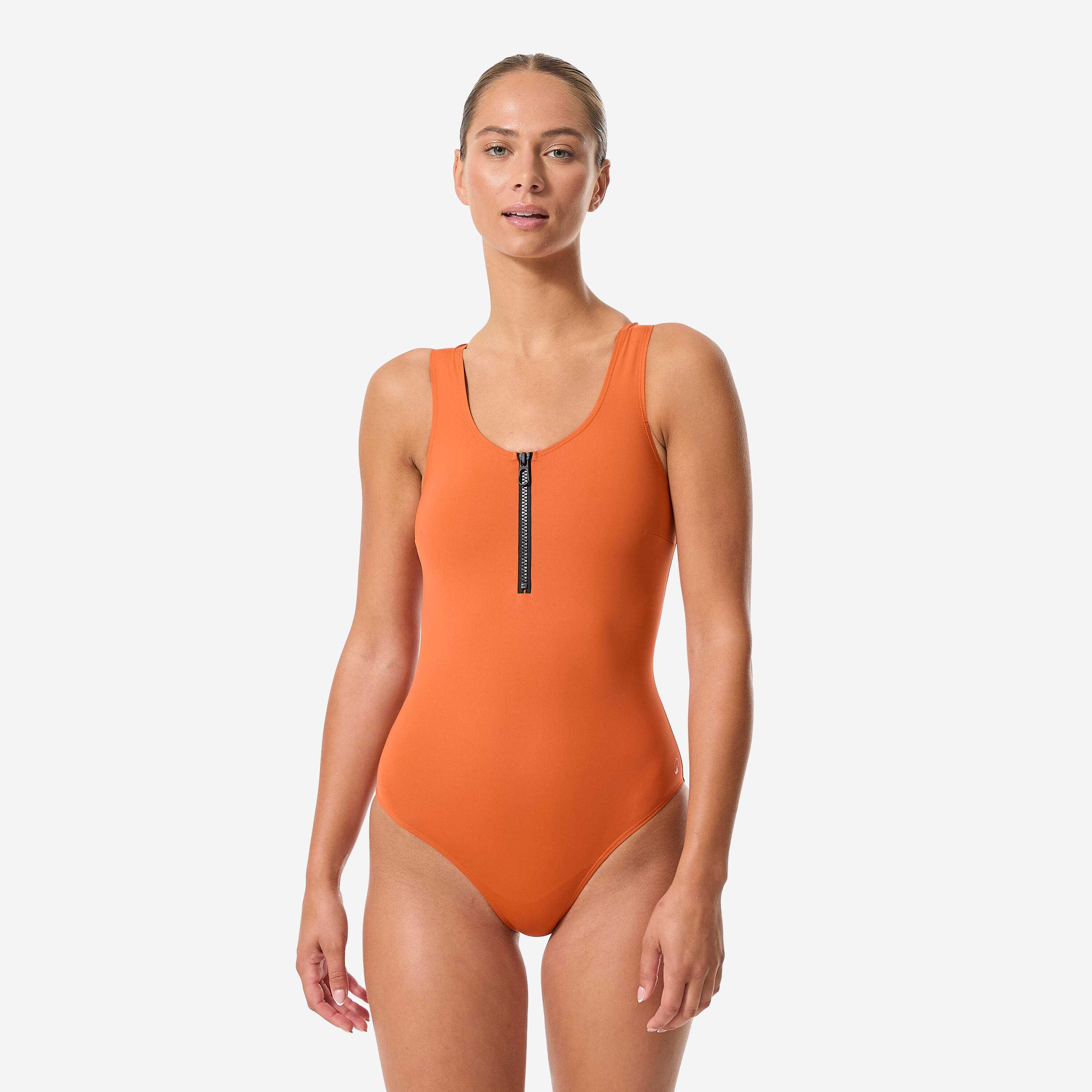 Badeanzug Aquagym Damen - Lio terracotta
