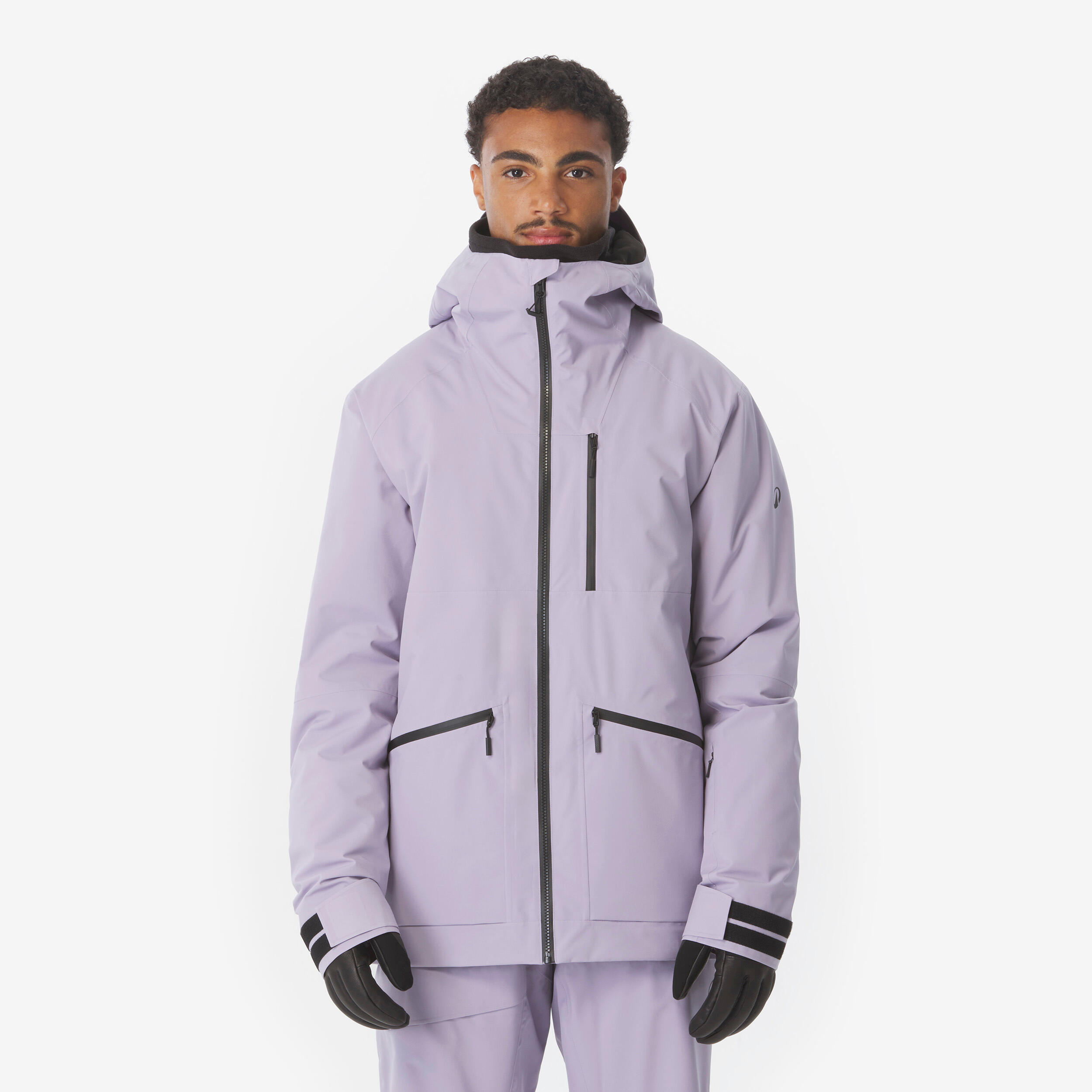 Skijacke Snowboardjacke Herren warm atmungsaktiv Allmountain - AM 500 violett